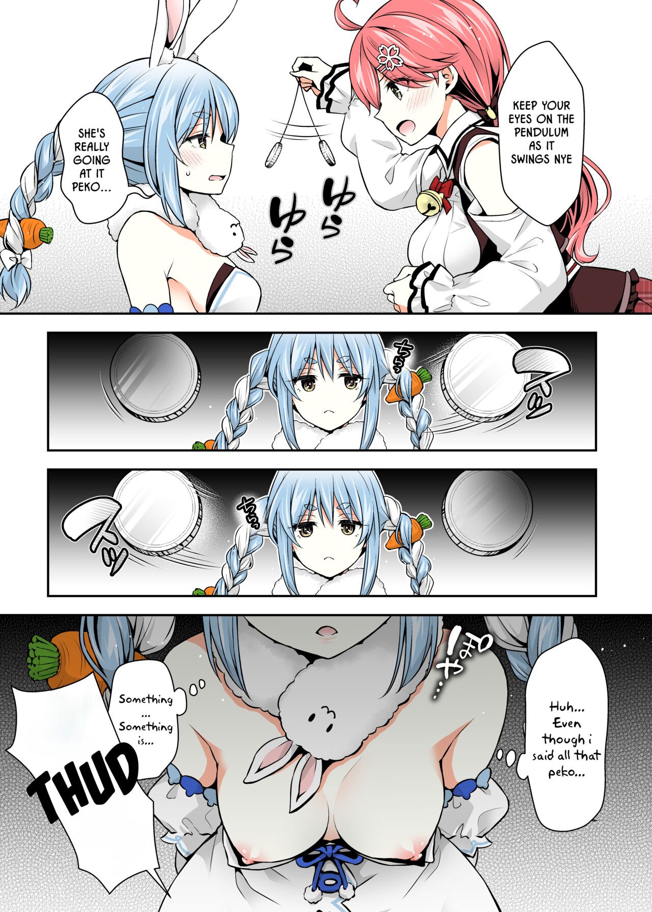 (C100) [Hachinoko P (hatigo)] Mikochi Lewd Hypnosis Book 2 ~Devil-ish Deed Edition~ (Sakura Miko) [English] [Colorized] [Lidl Translations] 이미지 번호 9