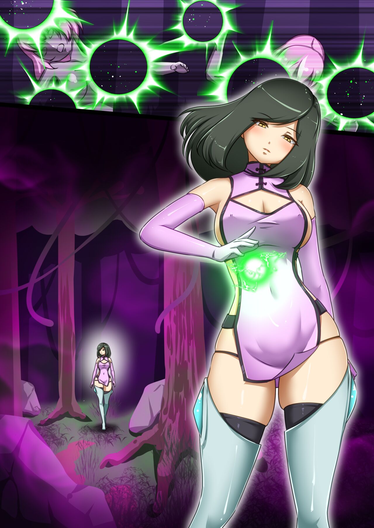 [でゅう]ウチの子がえっちな敵と戦って敗北する話 ～十色vsカディラ前編～ изображение № 46