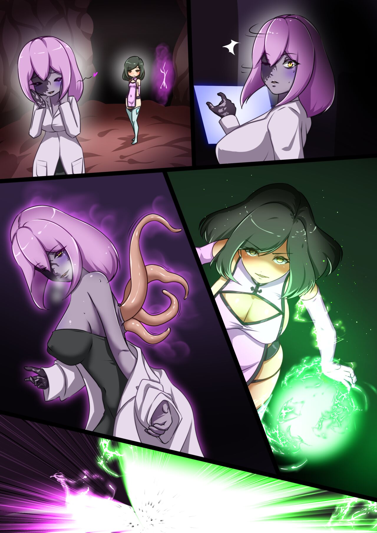 [でゅう]ウチの子がえっちな敵と戦って敗北する話 ～十色vsカディラ前編～ изображение № 49