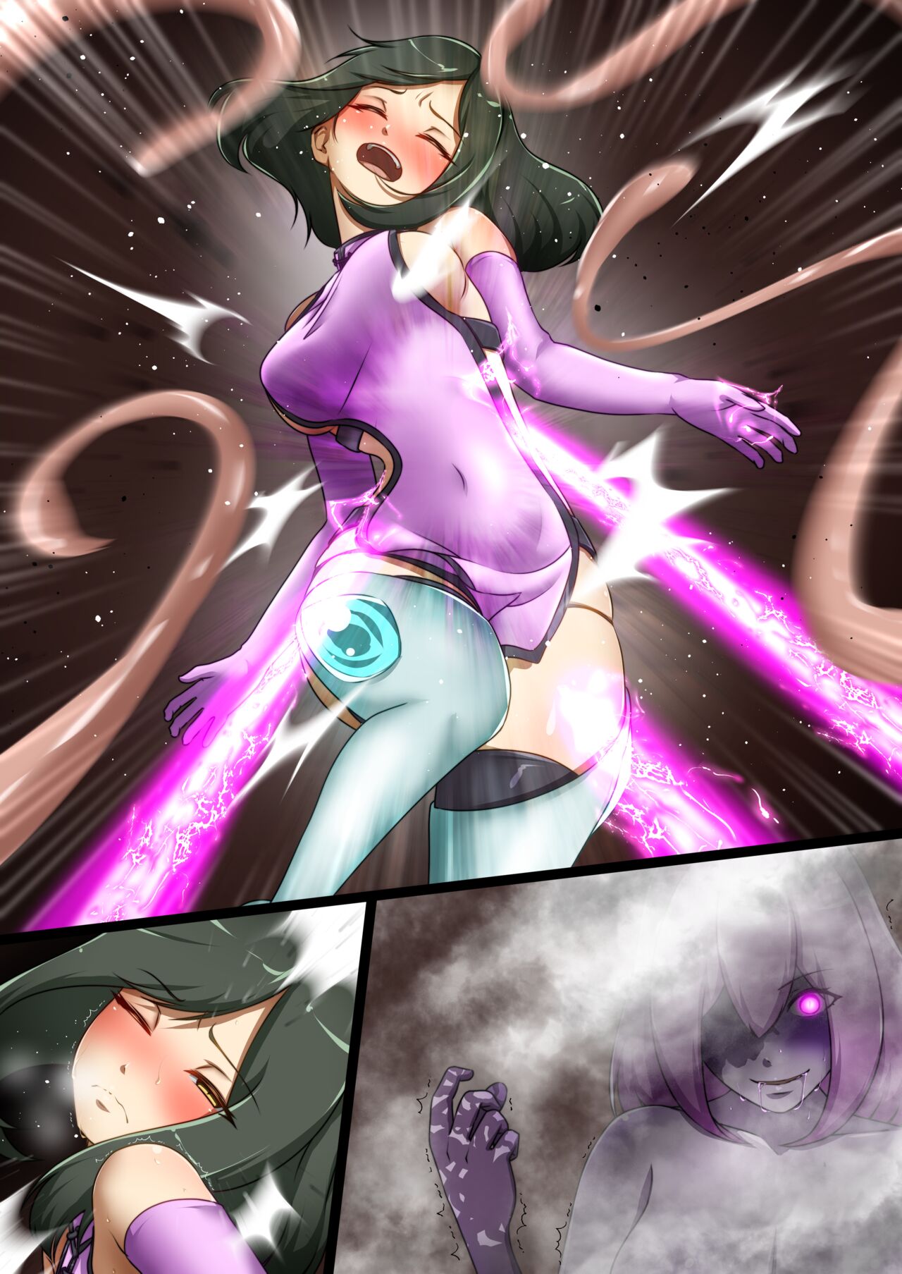 [でゅう]ウチの子がえっちな敵と戦って敗北する話 ～十色vsカディラ前編～ изображение № 54