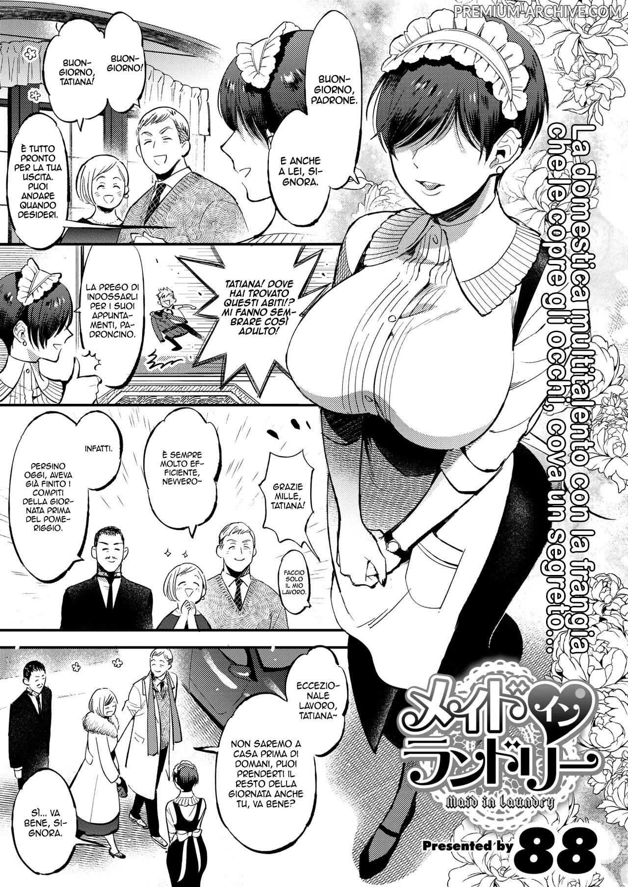 [88] Maid in Laundry | La Domestica in Lavanderia (COMIC HOTMILK 2023-01) [Italian] [Digital] image number 1