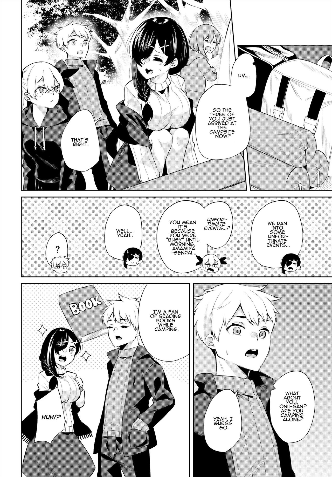 [George Hirune] H Camp ~Yarimoku Yagai Katsudoubu Nisshi~ Gappon-ban 02 | Sex Campers ~The Diary of the Outdoor Casual Sex Club~ Compilation 2 [English] [ADTL] 图片编号 44