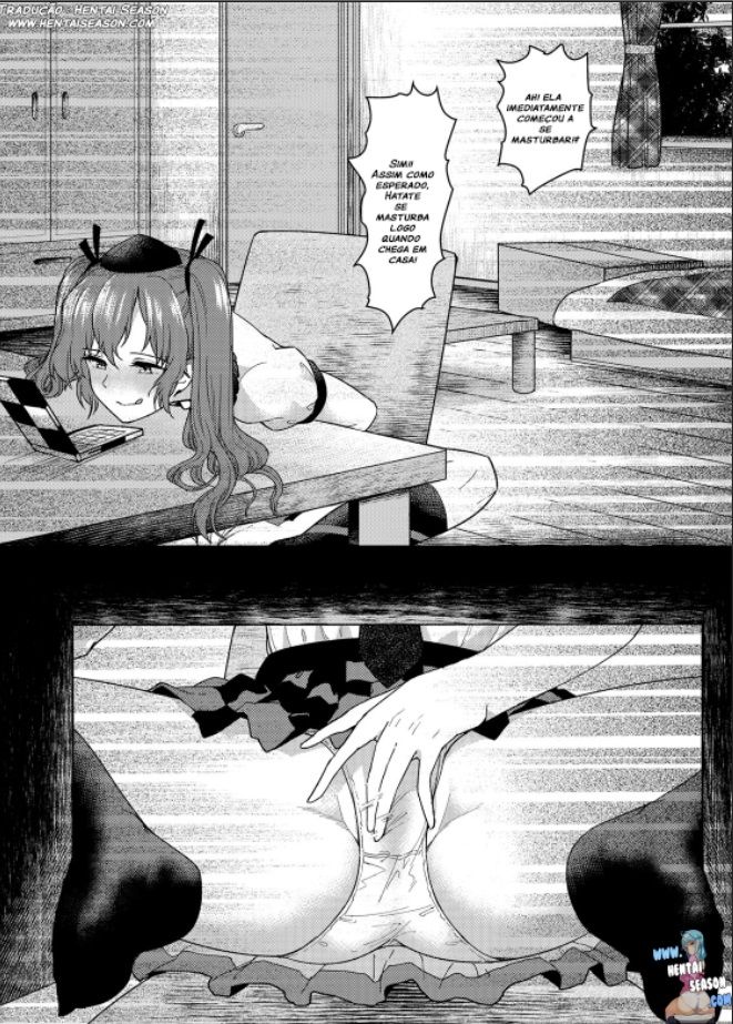 (C89) [Haitokukan (Urin)] Tousatsu! Himekaidou Hatate no Hitori Asobi!! | Secretly filming!! Hatate Himekaidou is playing with herself!! (Touhou Teiten Camera Tousatsu Goudou) (Touhou Project) [Portuguese-BR] [Hentai Season] imagen número 3