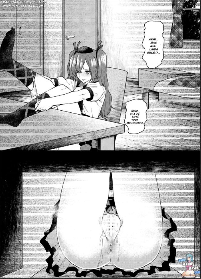 (C89) [Haitokukan (Urin)] Tousatsu! Himekaidou Hatate no Hitori Asobi!! | Secretly filming!! Hatate Himekaidou is playing with herself!! (Touhou Teiten Camera Tousatsu Goudou) (Touhou Project) [Portuguese-BR] [Hentai Season] imagen número 4