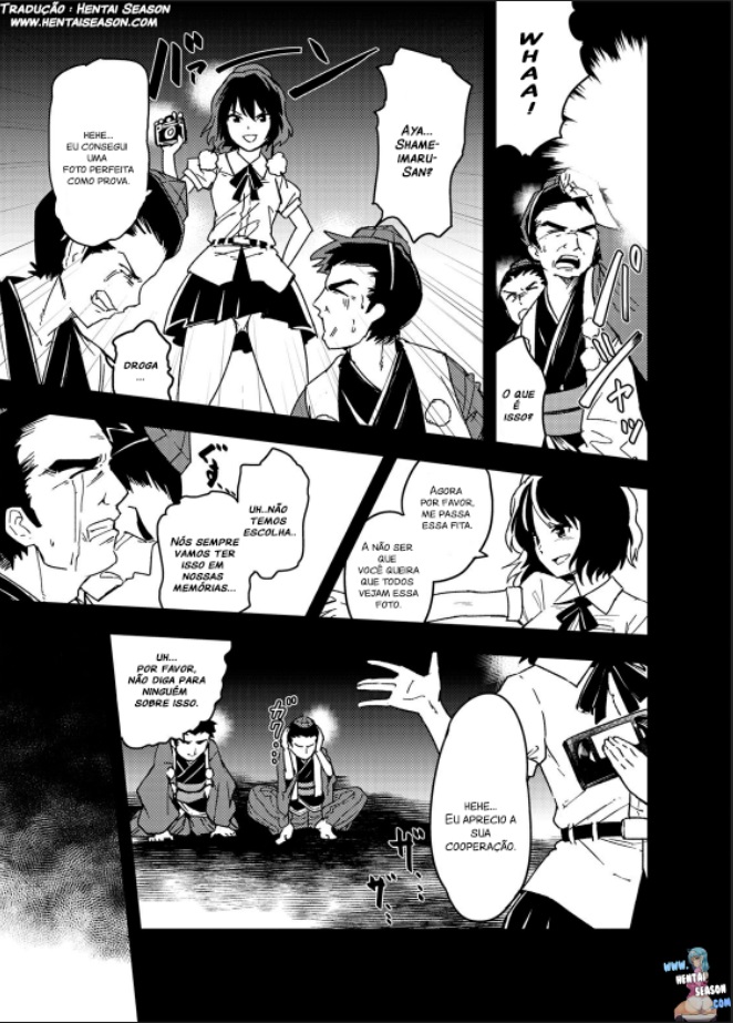 (C89) [Haitokukan (Urin)] Tousatsu! Himekaidou Hatate no Hitori Asobi!! | Secretly filming!! Hatate Himekaidou is playing with herself!! (Touhou Teiten Camera Tousatsu Goudou) (Touhou Project) [Portuguese-BR] [Hentai Season] imagen número 11