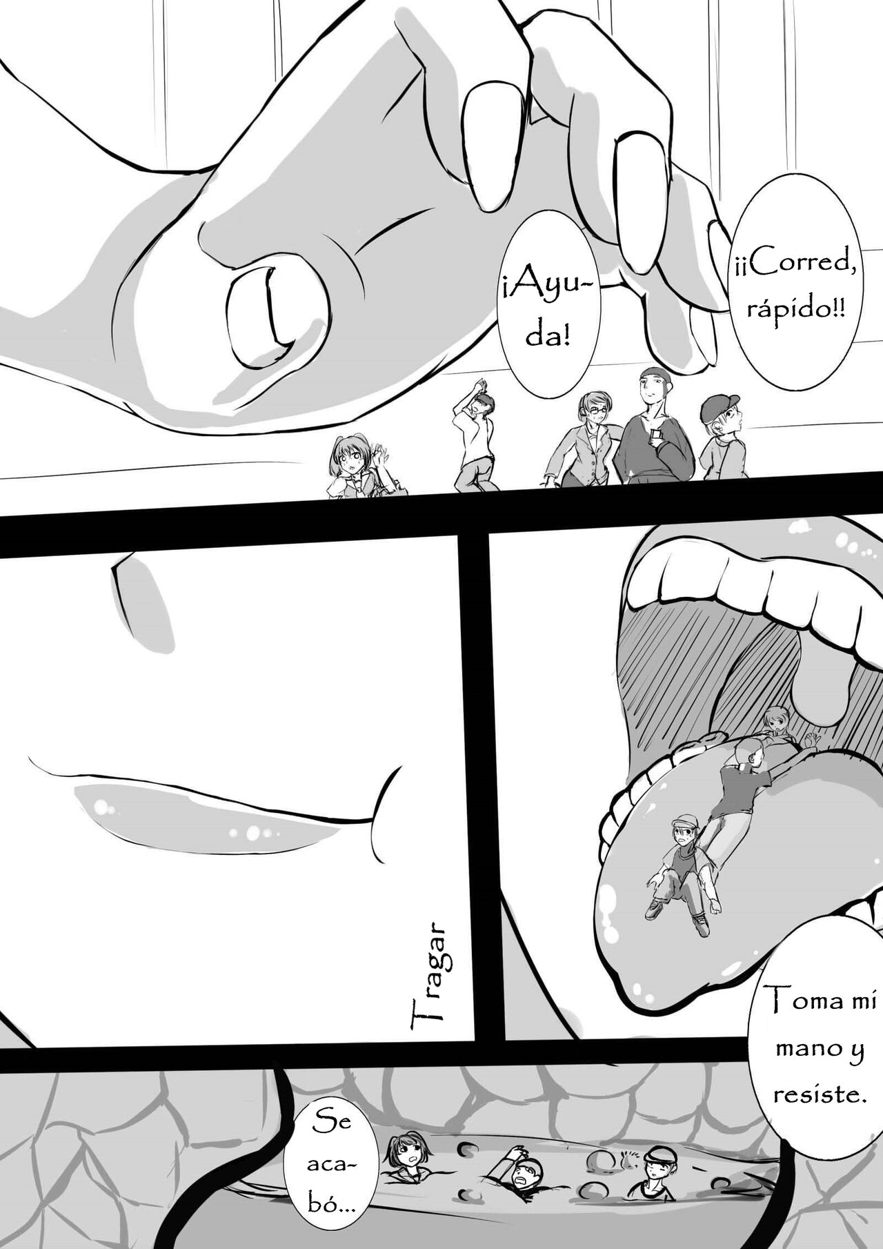 [gabbit] Homemade comic Alien Woman Attacks the City (Spanish) изображение № 6