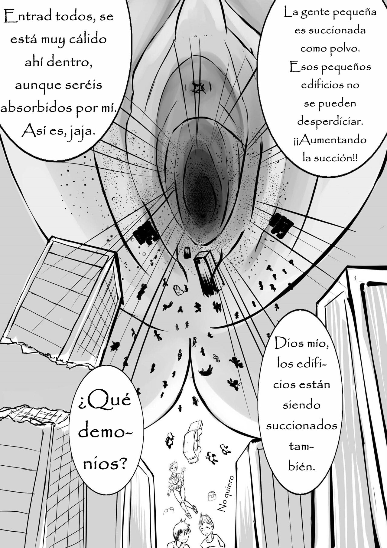 [gabbit] Homemade comic Alien Woman Attacks the City (Spanish) изображение № 9