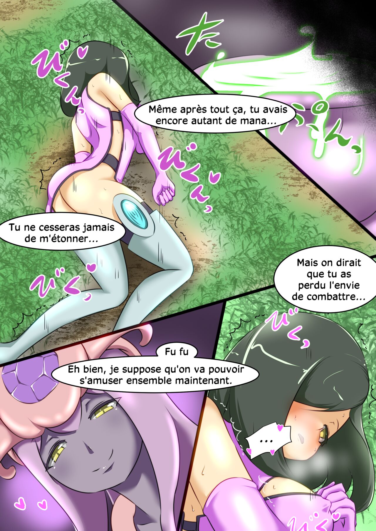 [Dew] Uchi no Ko ga Ecchi na Teki to Tatakatte Haiboku suru Hanashi 1 | L'héroïne se fait vaincre par une ennemie perverse 1 [French] [Chocolatine] image number 36