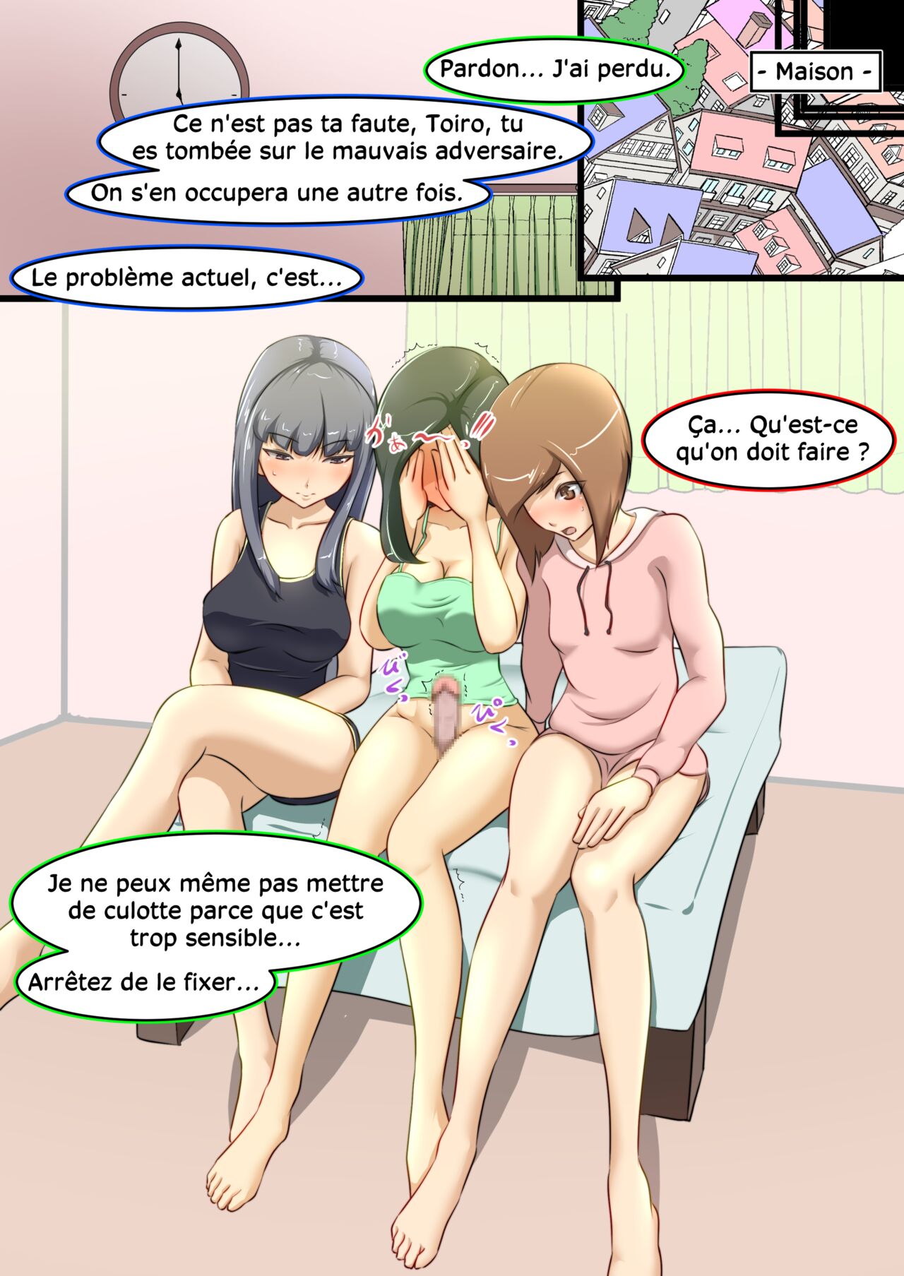 [Dew] Uchi no Ko ga Ecchi na Teki to Tatakatte Haiboku suru Hanashi 1 | L'héroïne se fait vaincre par une ennemie perverse 1 [French] [Chocolatine] image number 44