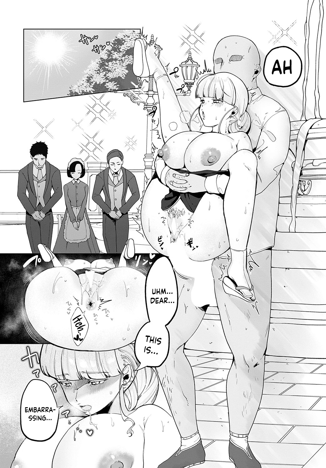 [Asaomi Shimura] Hananojou-ka wa 3-nin Kazoku | The Hananojou household is a 3 person family (COMIC Anthurium 2023-07) [English] [Hikari no kaze] [Digital] image number 4