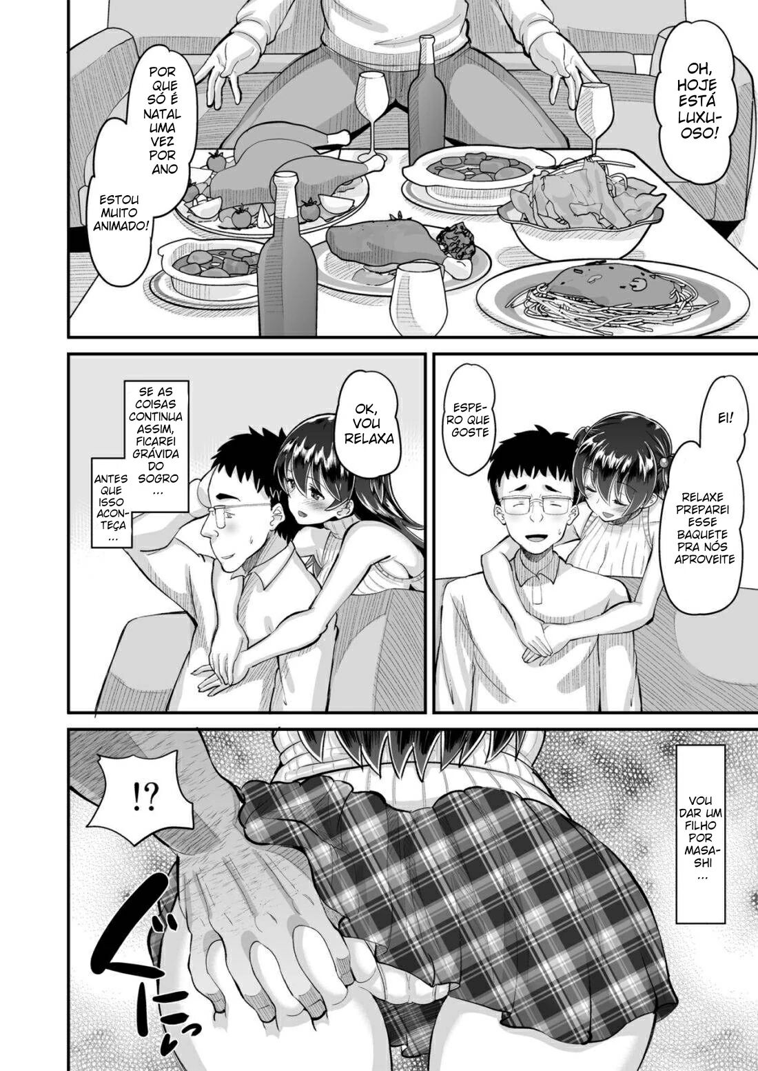 [AMP (Norakuro Nero)] Biyaku Tsuma wa Gifu Senyou OnaPet 3 | The aphrodisiac wife that is her father-in-law's exclusive jerk off material 3 [Portuguese-BR] 7eme image