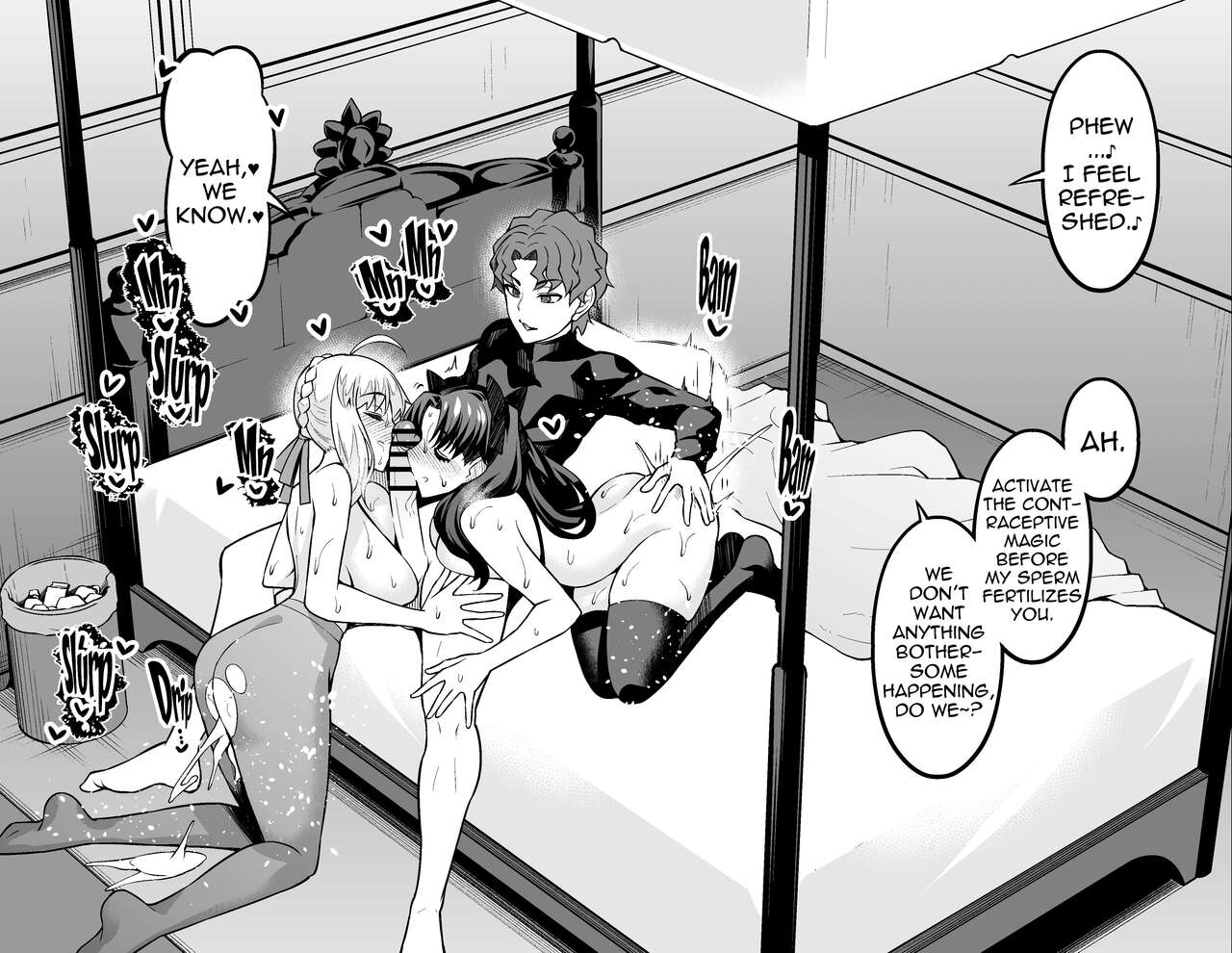 [Ankoman] Saber & Rin, Shinji to Uwaki Sex Suru (Fate Stay Night) [English] [hardcase8translates] numero di immagine  17