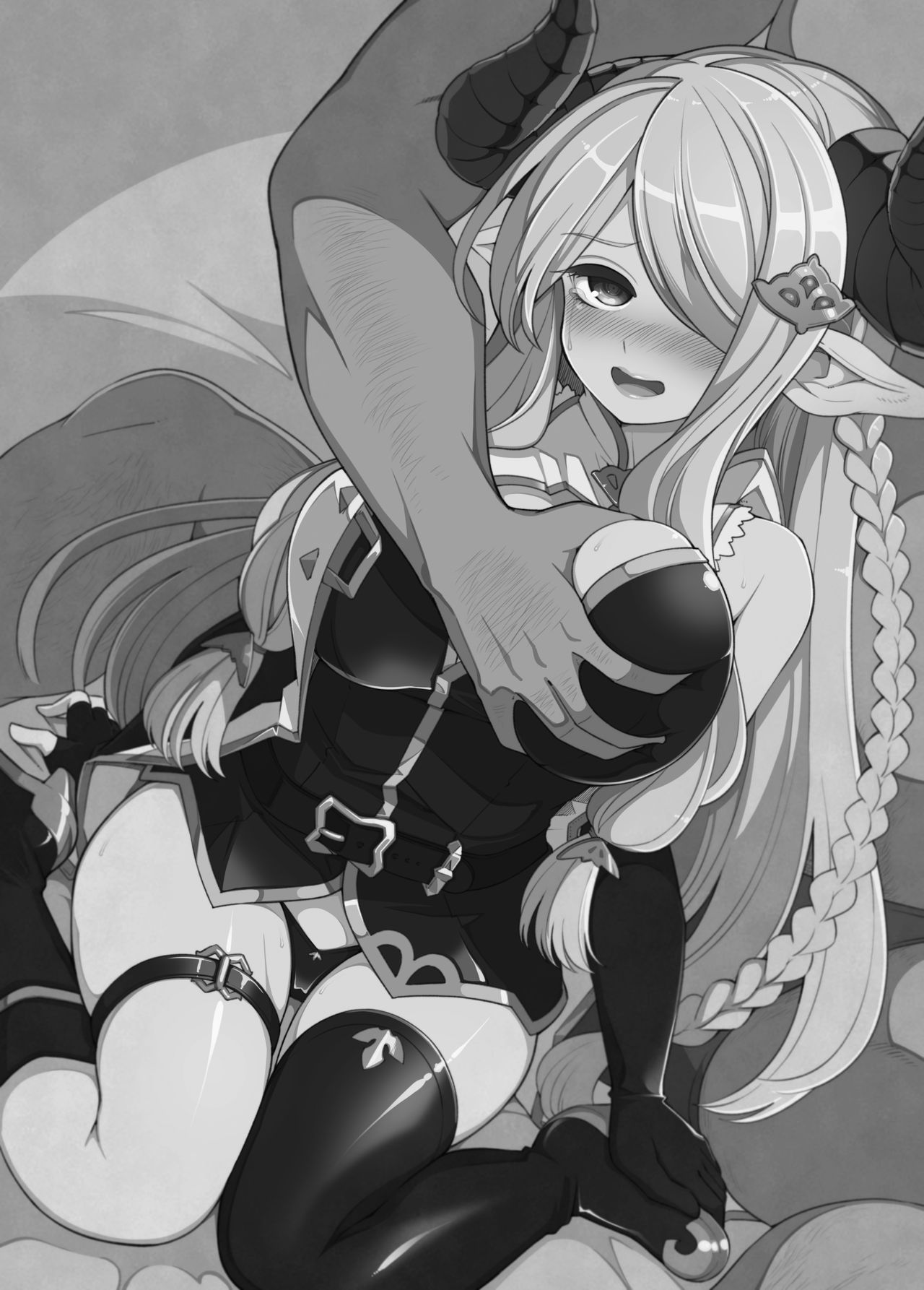 [Showa Saishuu Sensen (Hanauna)] Mesu Draph o Damashite Pakoru Ohanashi | 将角人族美少女骗去啪啪啪 (Granblue Fantasy) [Chinese] [KOKORO个人汉化] [Decensored] [Digital] 画像番号 3