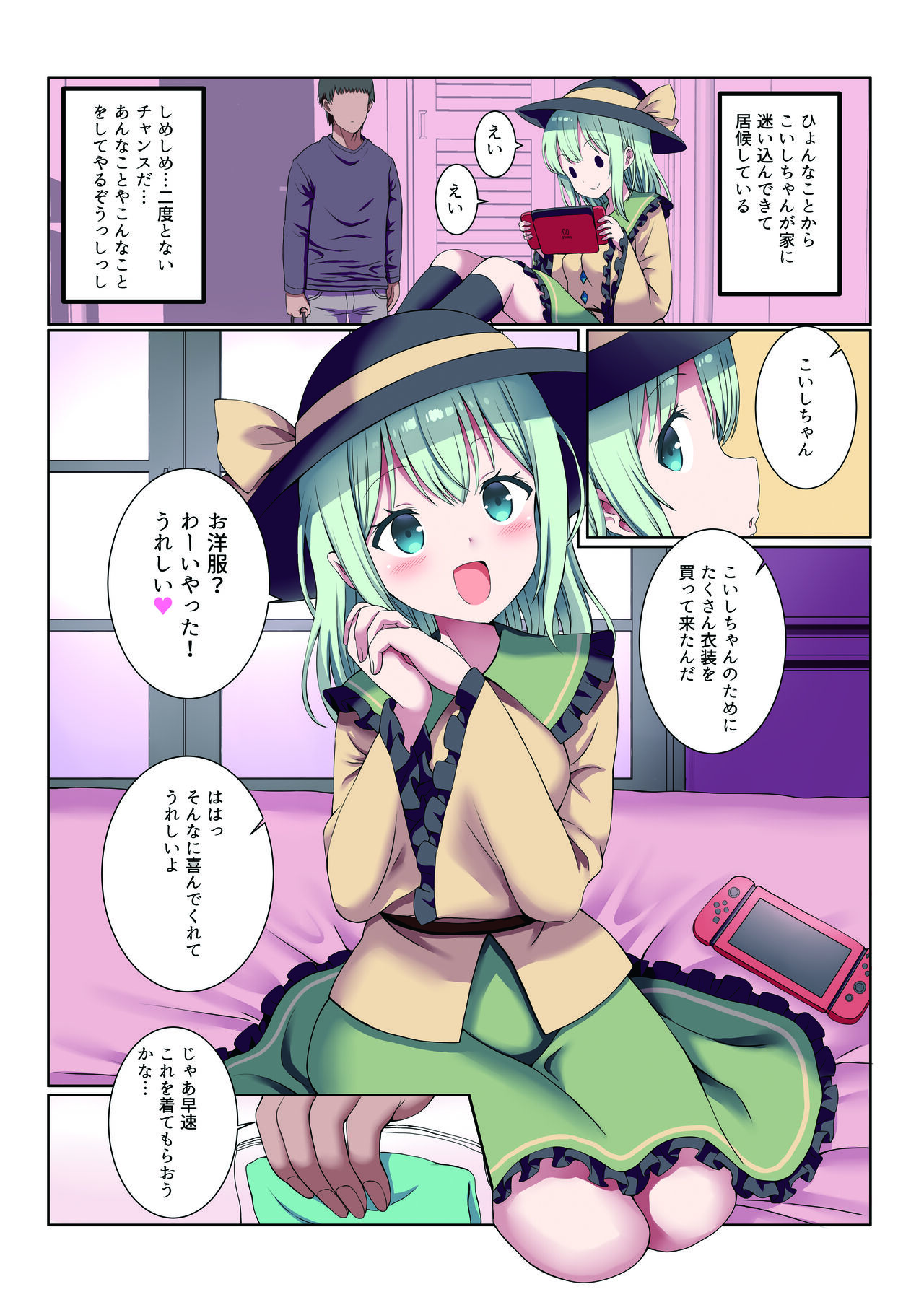 [Nanmin Festival (Gibuchoko)] Koi Cos~Koishi Chan to Mujaki ni Cosplay H~ (Touhou Project) [Digital] 图片编号 2