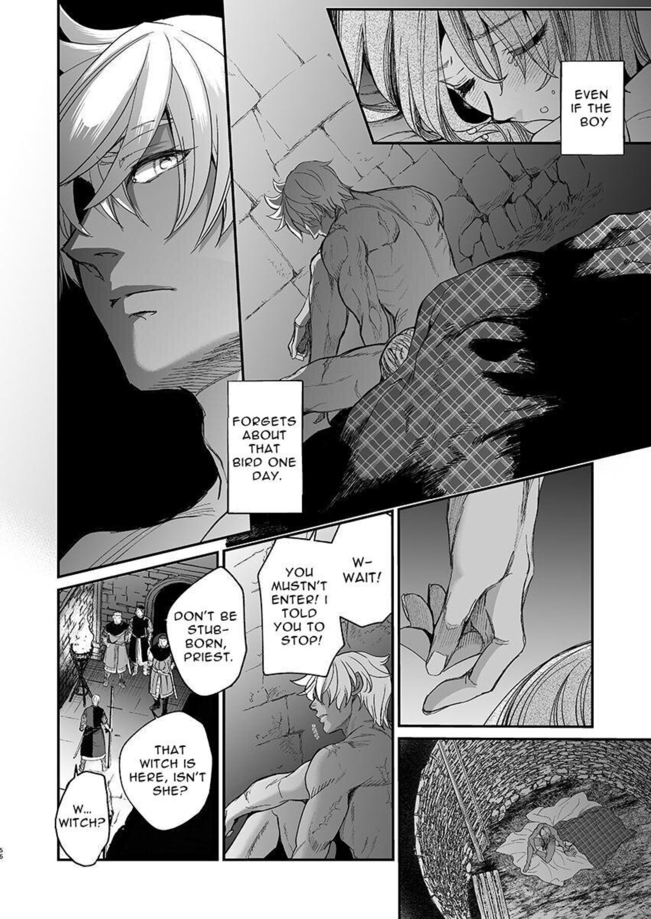 [Toko-ya (HEIZO, Kitoen)] Shikei Senkoku Sareta Kenjyo ga Kiraware Ouji ni Dekiai Sarete, Shiawase ni Naru made no Monogatari・Zenpen | The Condemned Wise Woman and The Loathsome Prince Who Adores Her・First Part [English] image number 55