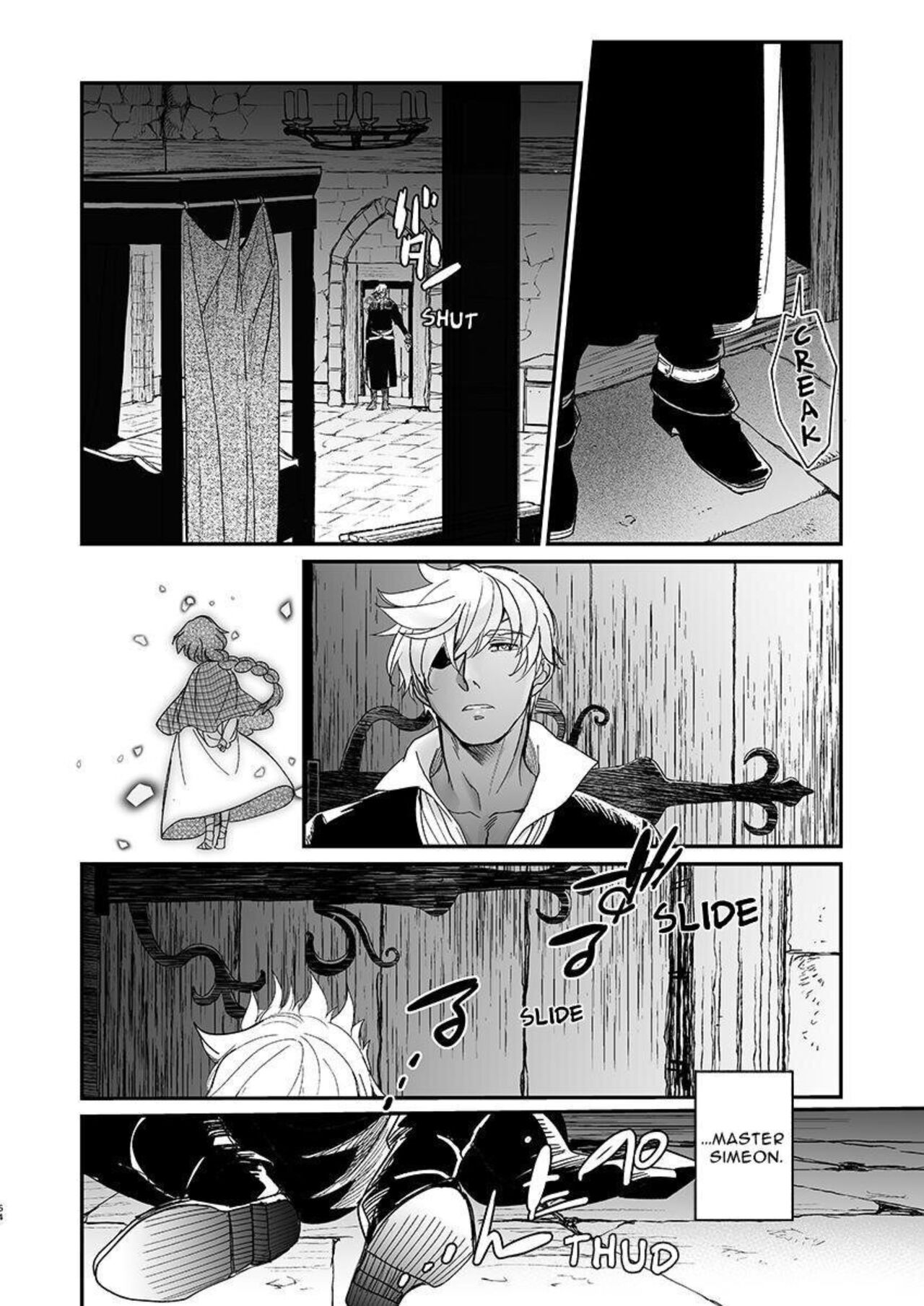 [Toko-ya (HEIZO, Kitoen)] Shikei Senkoku Sareta Kenjyo ga Kiraware Ouji ni Dekiai Sarete, Shiawase ni Naru made no Monogatari・Zenpen | The Condemned Wise Woman and The Loathsome Prince Who Adores Her・First Part [English] image number 63