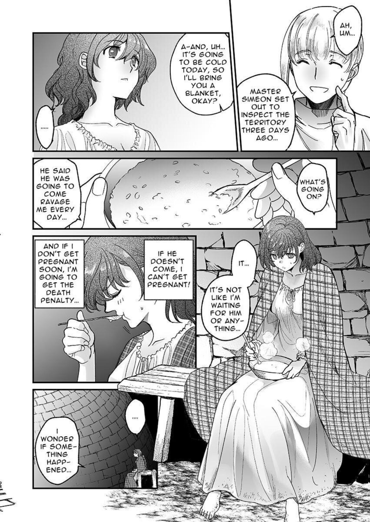 [Toko-ya (HEIZO, Kitoen)] Shikei Senkoku Sareta Kenjyo ga Kiraware Ouji ni Dekiai Sarete, Shiawase ni Naru made no Monogatari・Zenpen | The Condemned Wise Woman and The Loathsome Prince Who Adores Her・First Part [English] image number 91
