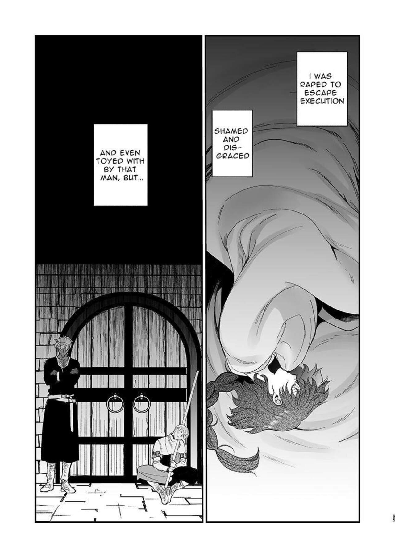 [Toko-ya (HEIZO, Kitoen)] Shikei Senkoku Sareta Kenjyo ga Kiraware Ouji ni Dekiai Sarete, Shiawase ni Naru made no Monogatari・Zenpen | The Condemned Wise Woman and The Loathsome Prince Who Adores Her・First Part [English] image number 94