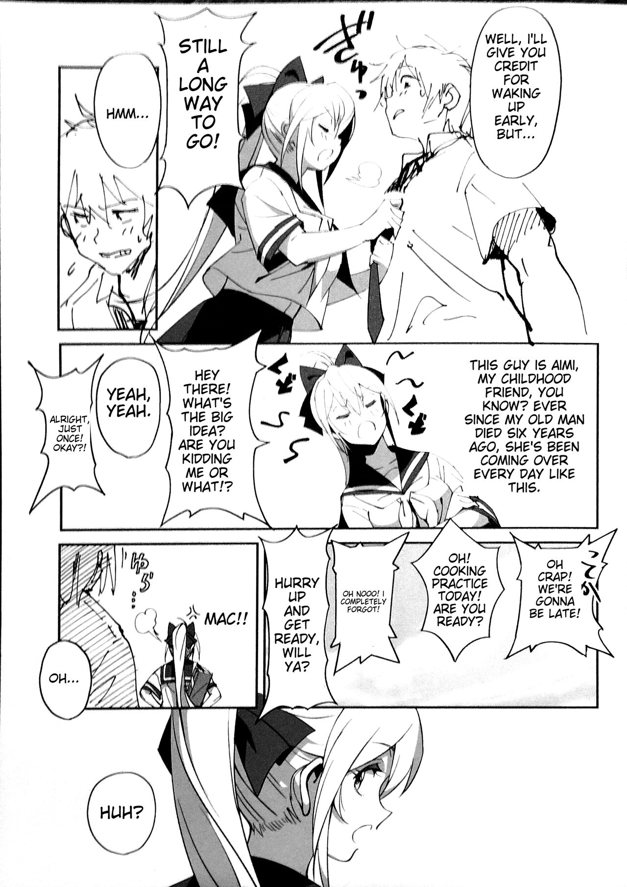 (C102) [Dokudami (Okita Ababa)] Sewayaki na Osananajimi ga Dame Neet Aniki ni NTRreta Hanashi [Edit] [English] [Machine Translated] 图片编号 4