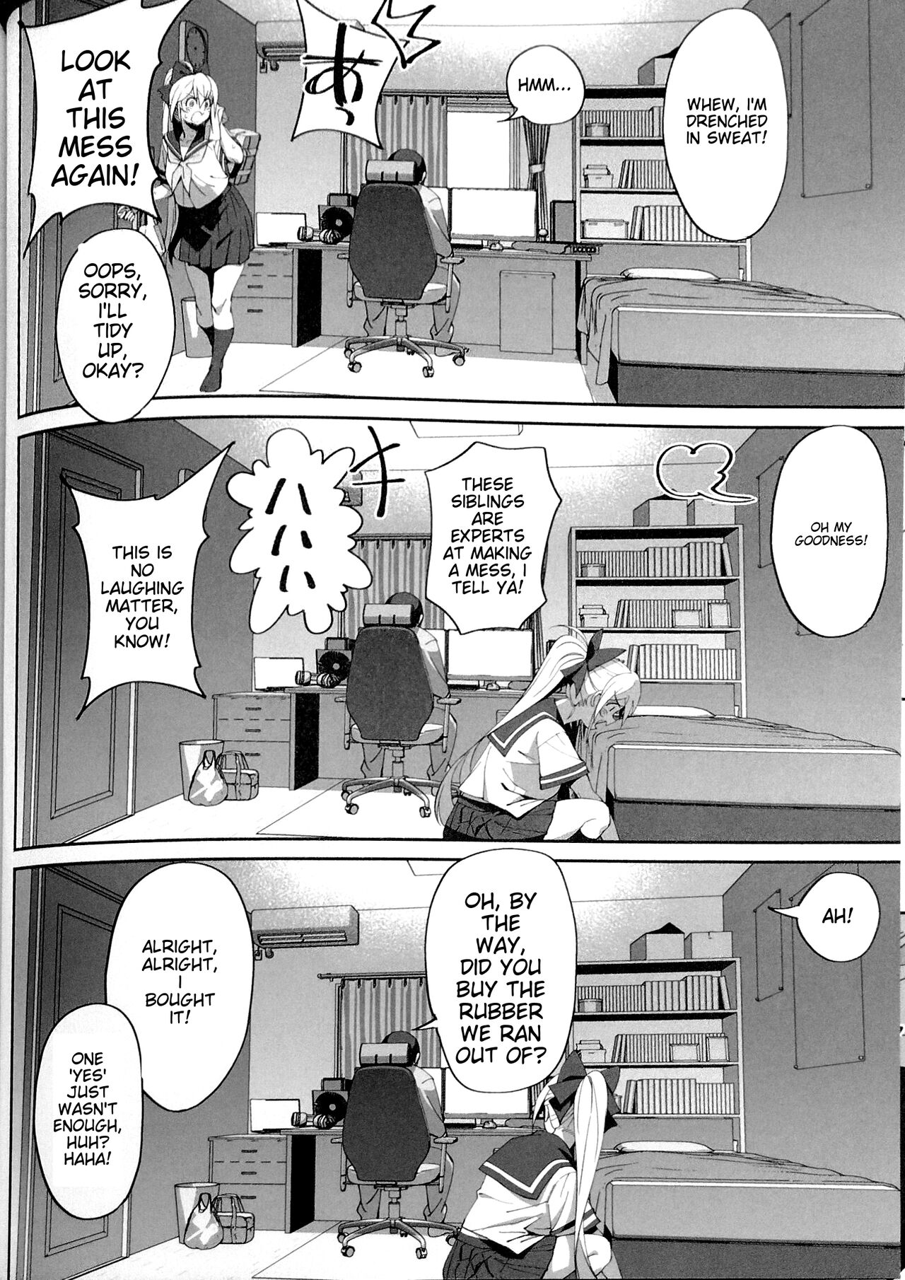 (C102) [Dokudami (Okita Ababa)] Sewayaki na Osananajimi ga Dame Neet Aniki ni NTRreta Hanashi [Edit] [English] [Machine Translated] 图片编号 25