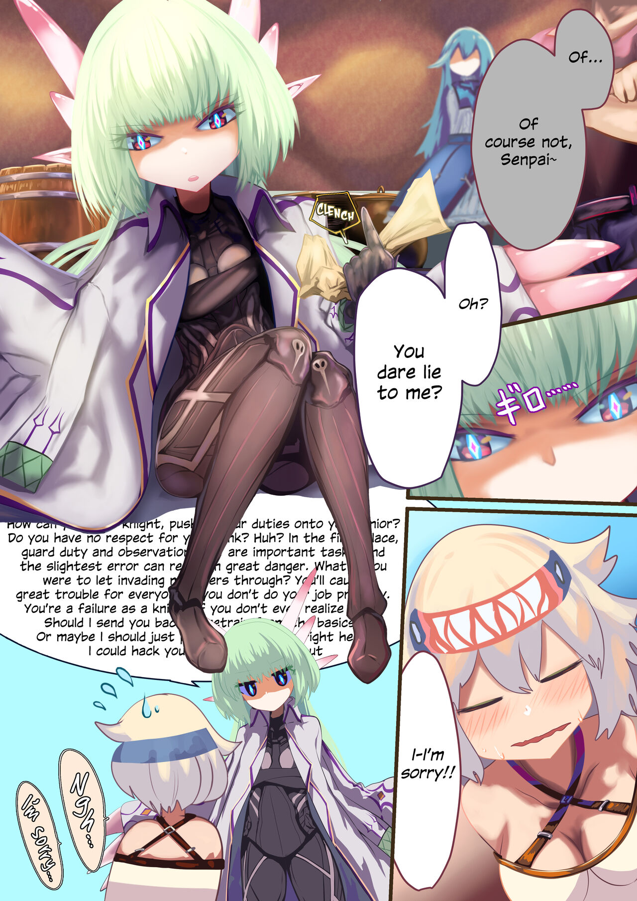 [Libido108] Onna Kishi "Shokushu o Hirotta node Seishori Dougu to shite Tsukatte mita" → Kekka, Tondemonai Jitai ni... [English] {Hennojin} [Decensored] image number 6