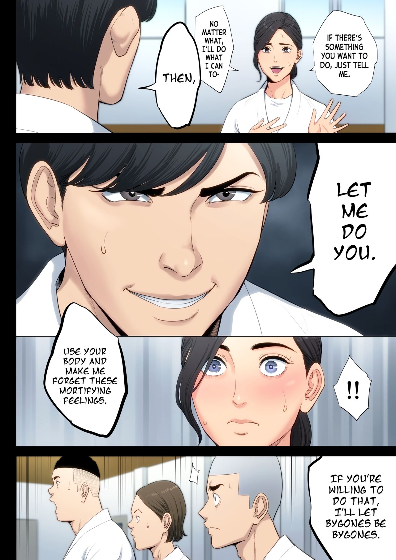 [Tamagou] Juudoubu Komon no Onna Kyoushi ga Tsumihoroboshi no Tame ni Buin-tachi ni Mawasareru Hanashi. [English] [SquigglesJPScans] numero di immagine  16