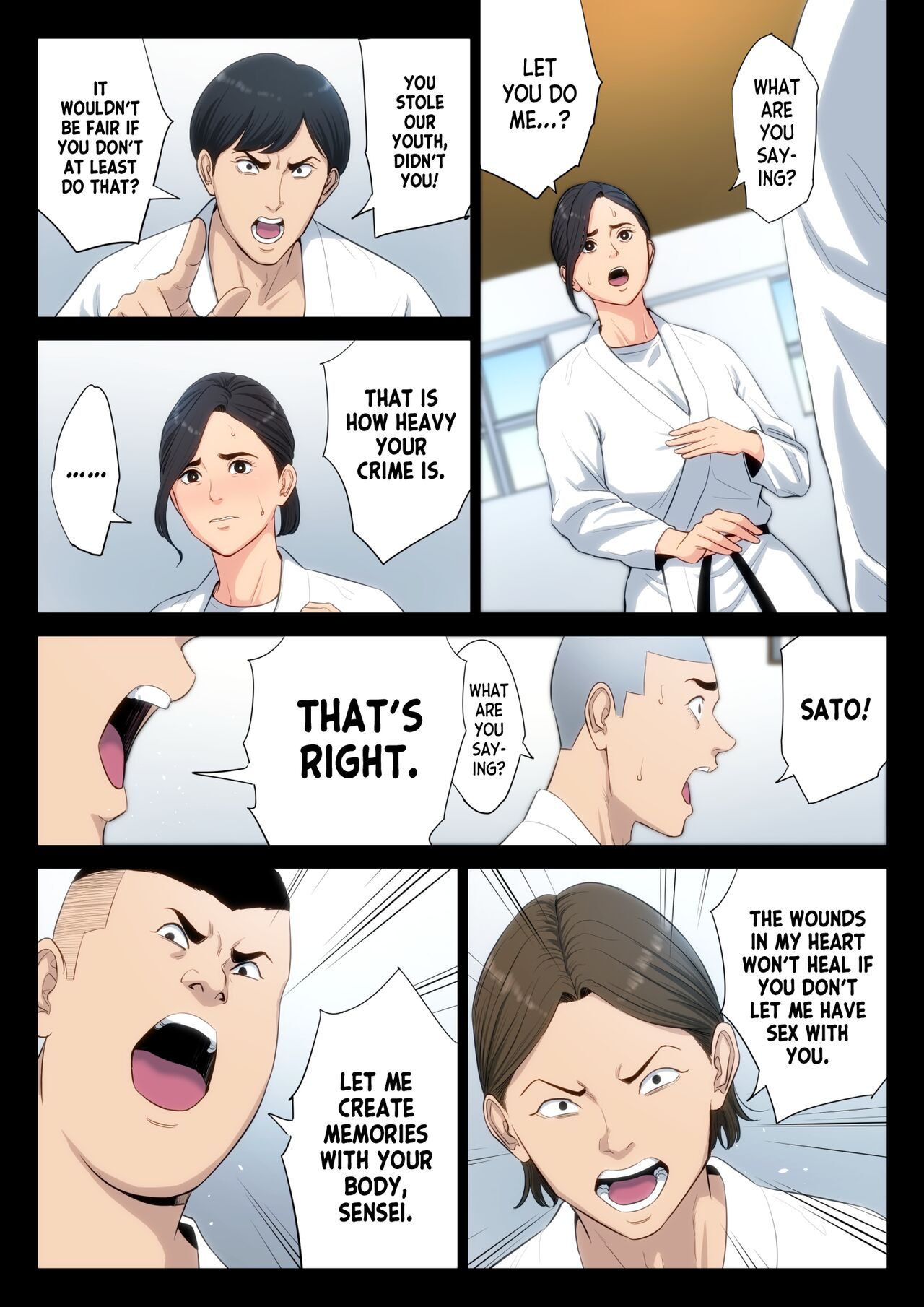 [Tamagou] Juudoubu Komon no Onna Kyoushi ga Tsumihoroboshi no Tame ni Buin-tachi ni Mawasareru Hanashi. [English] [SquigglesJPScans] numero di immagine  17