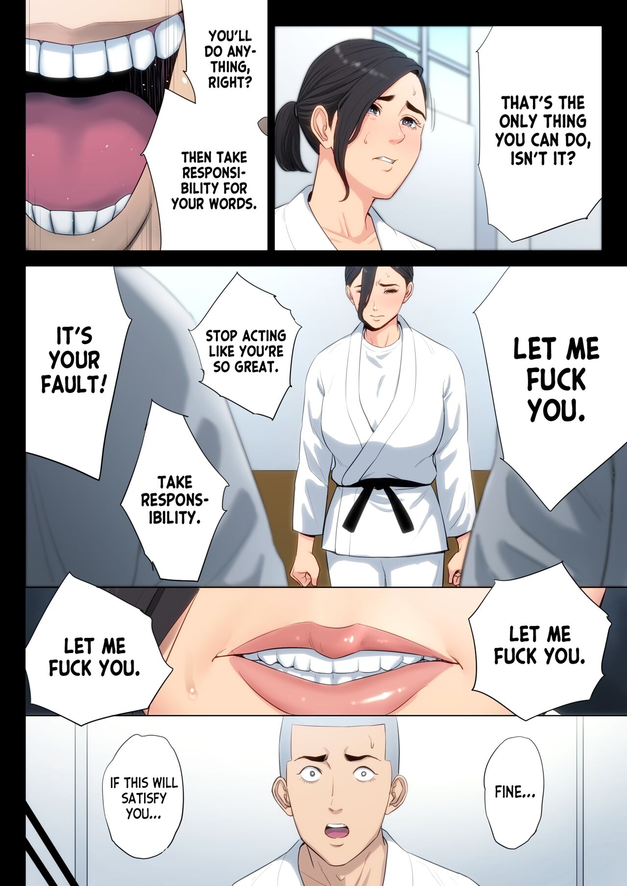 [Tamagou] Juudoubu Komon no Onna Kyoushi ga Tsumihoroboshi no Tame ni Buin-tachi ni Mawasareru Hanashi. [English] [SquigglesJPScans] numero di immagine  18