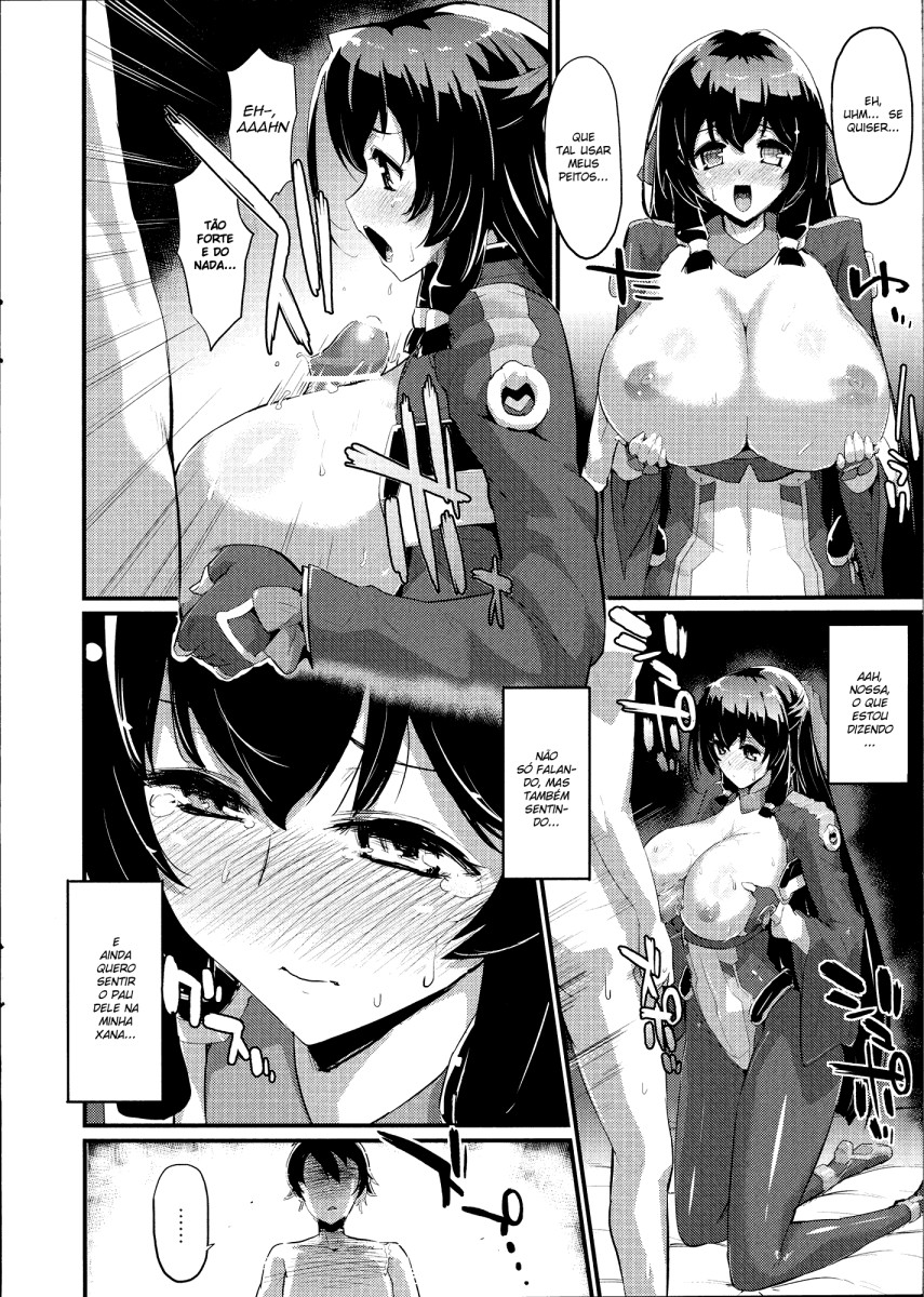 (COMIC1☆6) [Morimiyakan (Morimiya Masayuki)] Suzu to Gutei to Asamachi to (Kyoukai Senjou no Horizon) [Portuguese-BR] numero di immagine  12