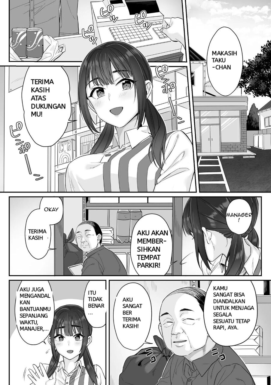 [miniru] Junboku Joshikousei wa Oyaji Iro ni Somerarete Comic Ban Ch. 1&2 [Indonesia] (UStranslation) image number 5