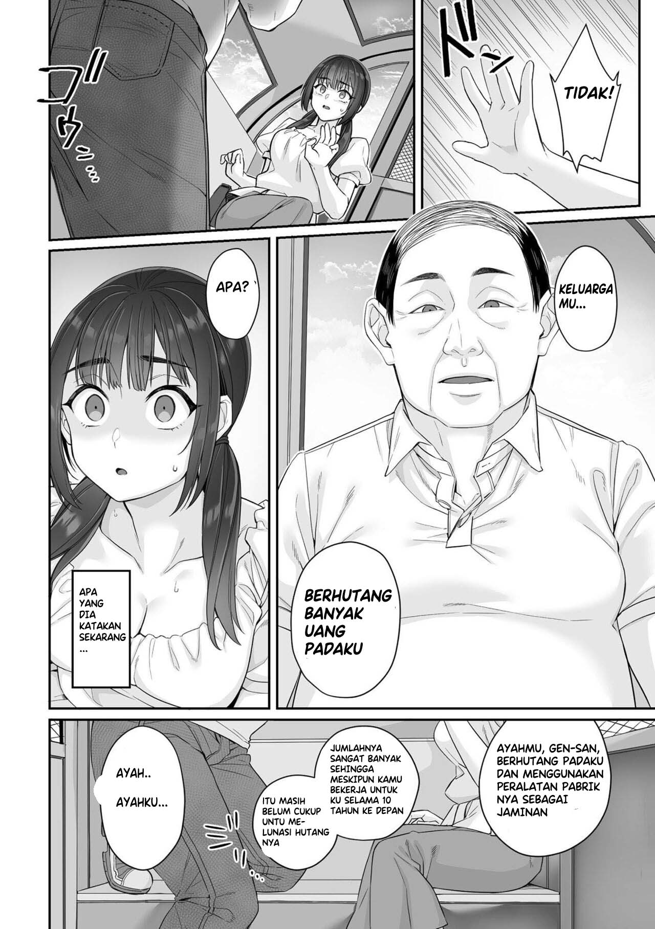 [miniru] Junboku Joshikousei wa Oyaji Iro ni Somerarete Comic Ban Ch. 1&2 [Indonesia] (UStranslation) image number 15