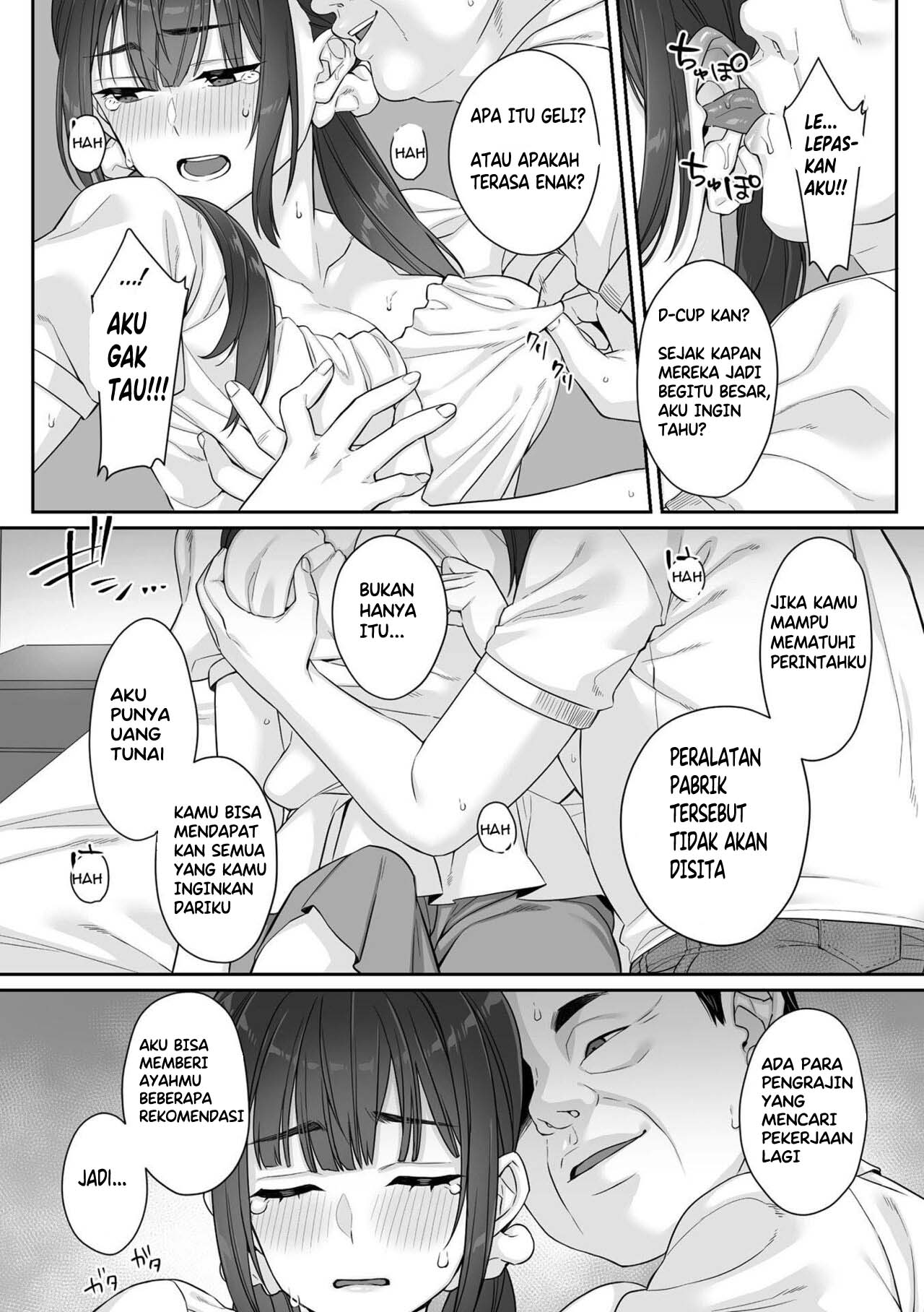 [miniru] Junboku Joshikousei wa Oyaji Iro ni Somerarete Comic Ban Ch. 1&2 [Indonesia] (UStranslation) image number 19