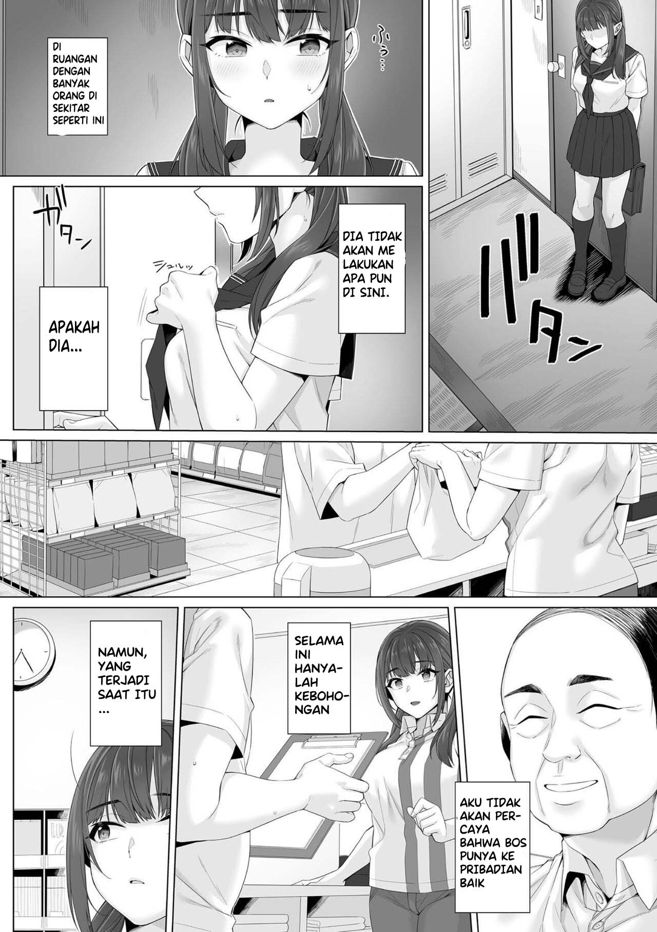 [miniru] Junboku Joshikousei wa Oyaji Iro ni Somerarete Comic Ban Ch. 1&2 [Indonesia] (UStranslation) image number 35