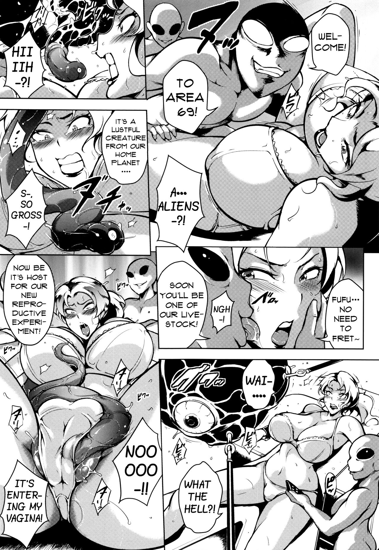 [Bitch Goigostar] Emergency Broadcast! Fearful Human Experiments by EBA - Pursuing the Mystery of Area 69 (Ero BBA ♥ Dosukebe Ha Sengen) [English] [Digital] Bildnummer 5