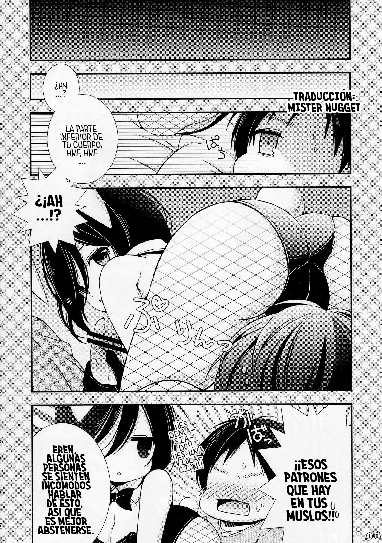 (FALL OF WALL Nagoya) [Sangatsu no Osakai (Sangatsu)] Bunny Girl no Mikasa to Eroi koto suru Hon (Shingeki no Kyojin) [Spanish] [Mr. Nugget] 10eme image