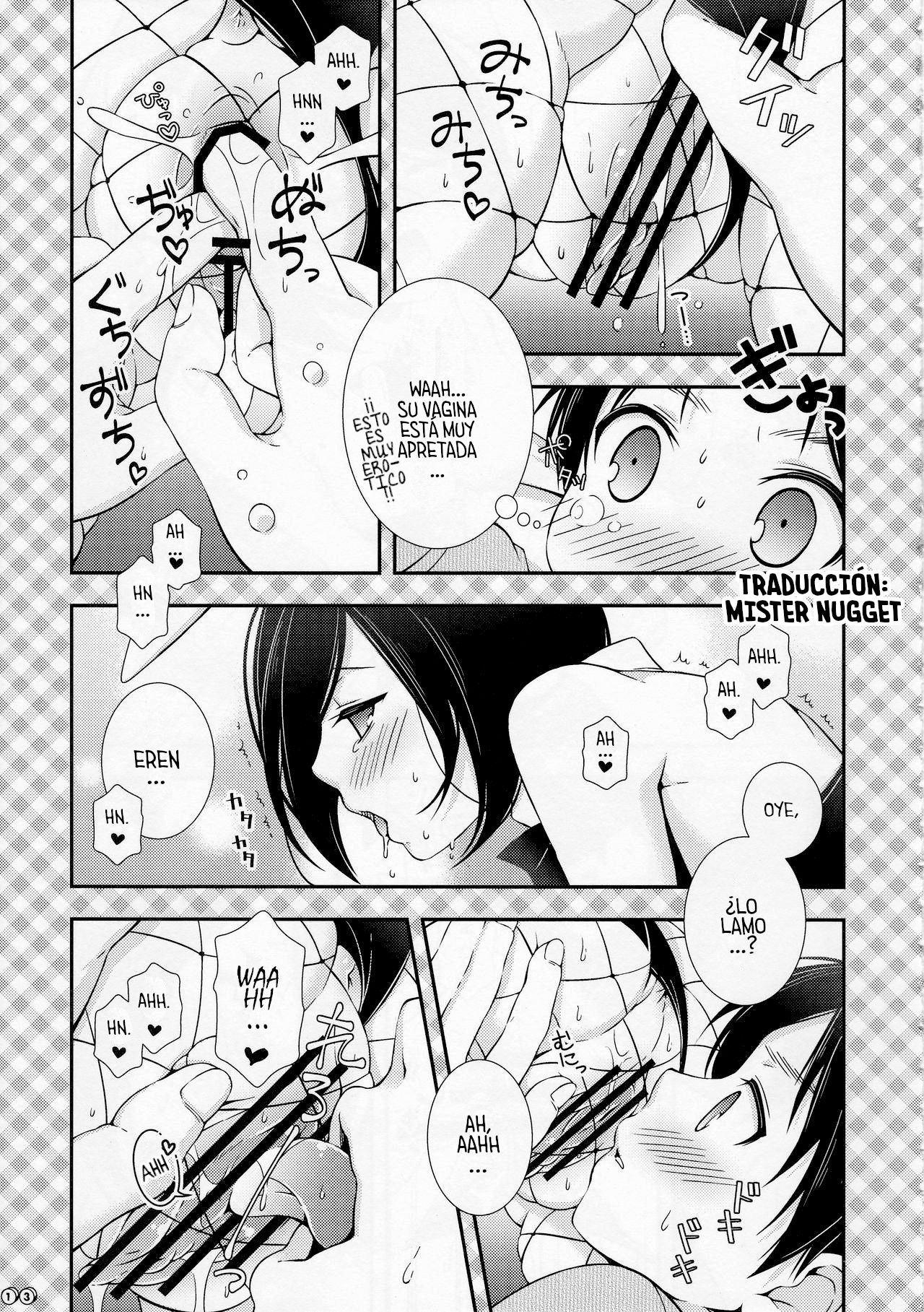 (FALL OF WALL Nagoya) [Sangatsu no Osakai (Sangatsu)] Bunny Girl no Mikasa to Eroi koto suru Hon (Shingeki no Kyojin) [Spanish] [Mr. Nugget] 13eme image