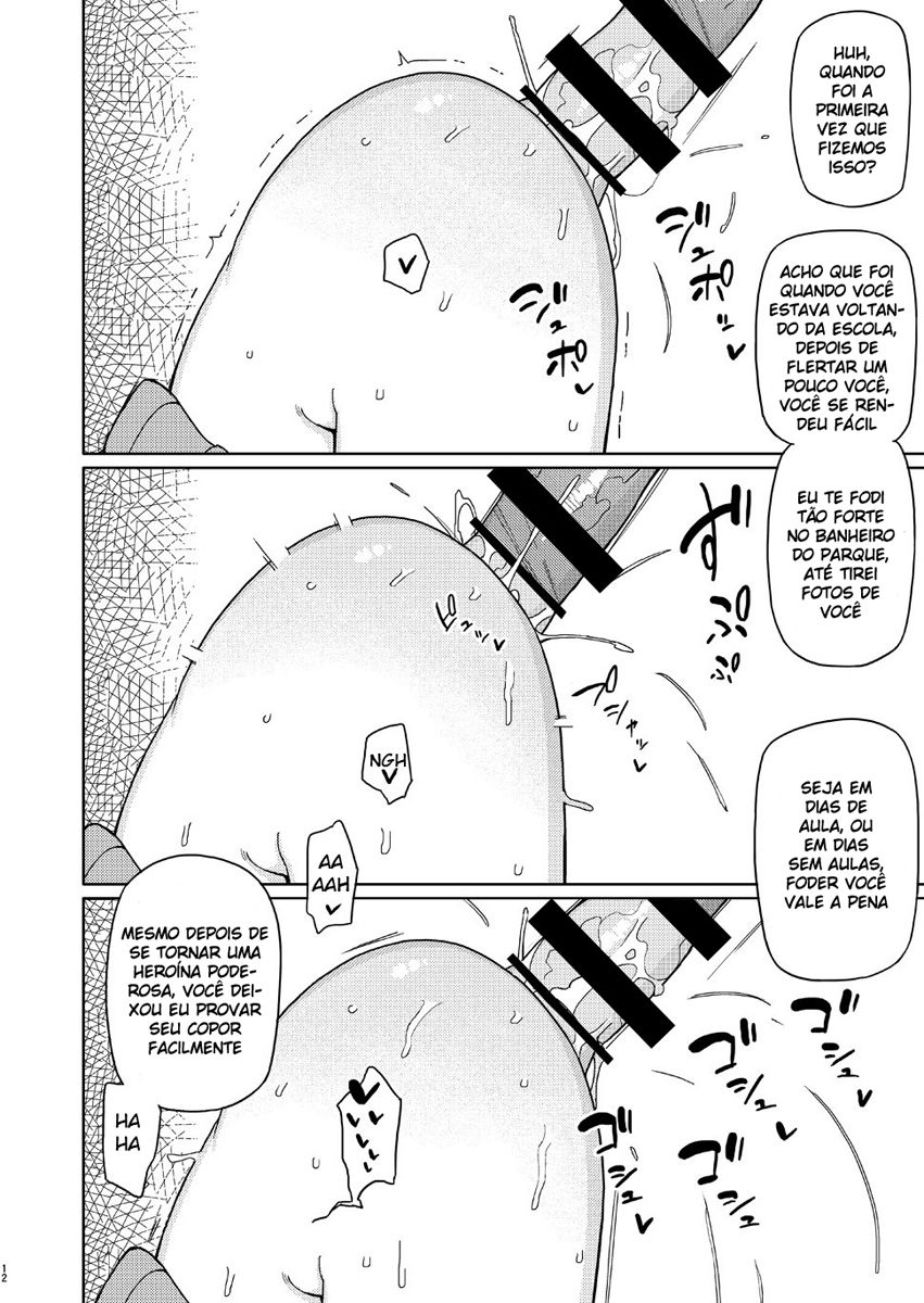 [Semimogura (Yoshiie)] Ore ga Ijimeteta Onna ga Henshin Heroine ni Natta node [Portuguese-BR] [DiegoVPR] [Digital] image number 11