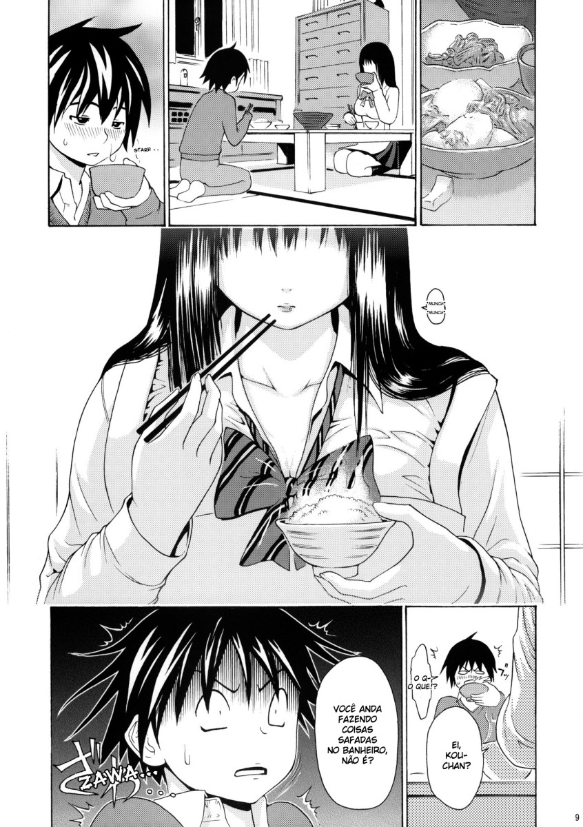 (C77) [Amazake Hatosyo-ten (Yoshu Ohepe)] Seventeen (Ane Doki) [Portuguese-BR] numero di immagine  6