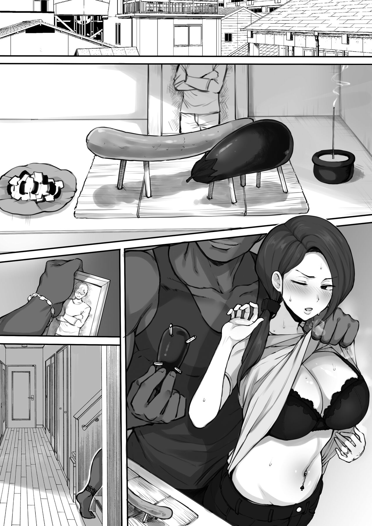 [Terasu MC] Kokujin Tenkosei ni NTR ru Series Hahaoya 2P Manga [Chinese] [無邪気漢化組] 图片编号 3