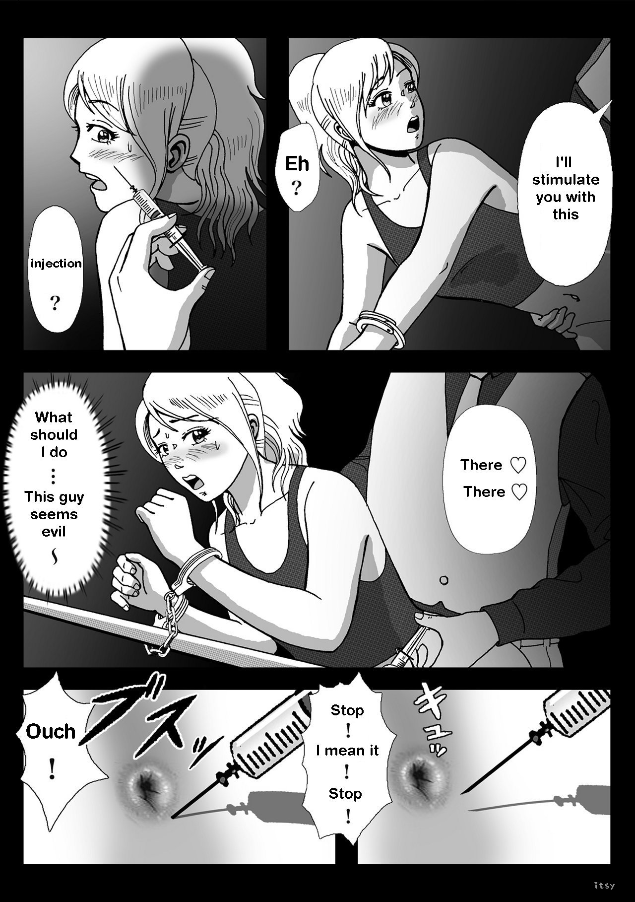 [B Kaiman] Josou Shite Hattenba ni Ittara Newhalf Shoufu ni Sarechaimashita | How I was turned into a transsexual prostitute [English] [itsy bitsy] 图片编号 39