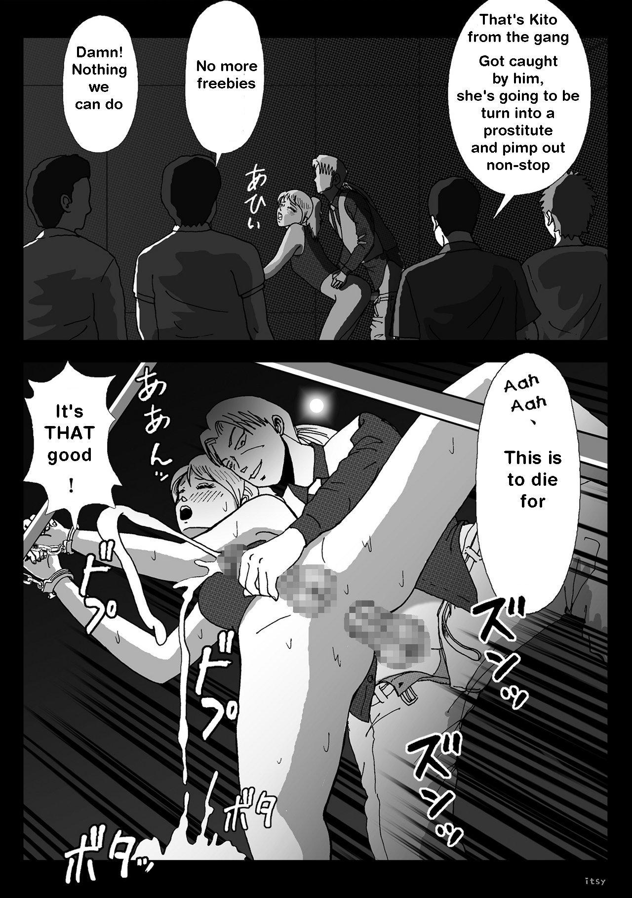 [B Kaiman] Josou Shite Hattenba ni Ittara Newhalf Shoufu ni Sarechaimashita | How I was turned into a transsexual prostitute [English] [itsy bitsy] 图片编号 42