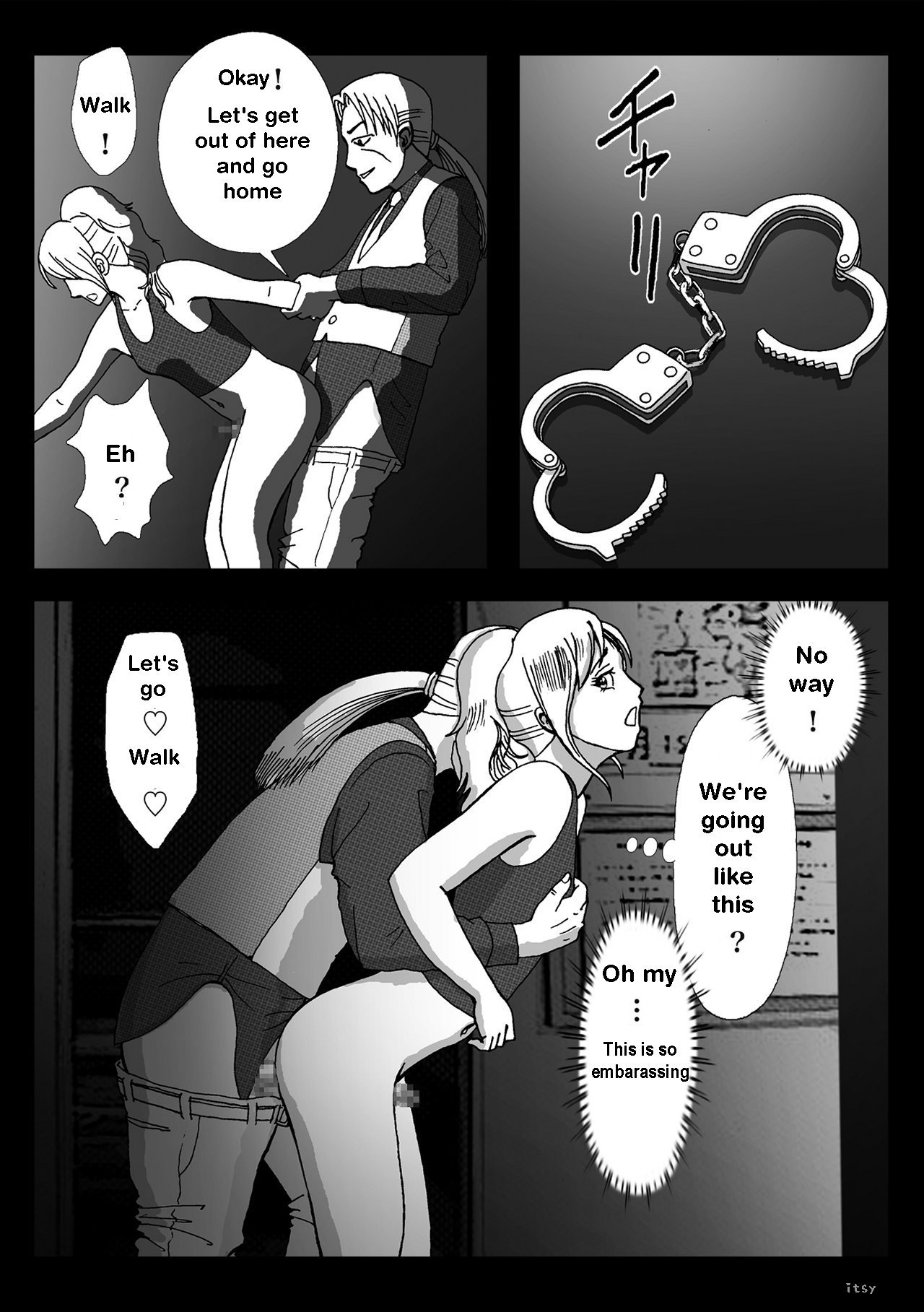 [B Kaiman] Josou Shite Hattenba ni Ittara Newhalf Shoufu ni Sarechaimashita | How I was turned into a transsexual prostitute [English] [itsy bitsy] 图片编号 43