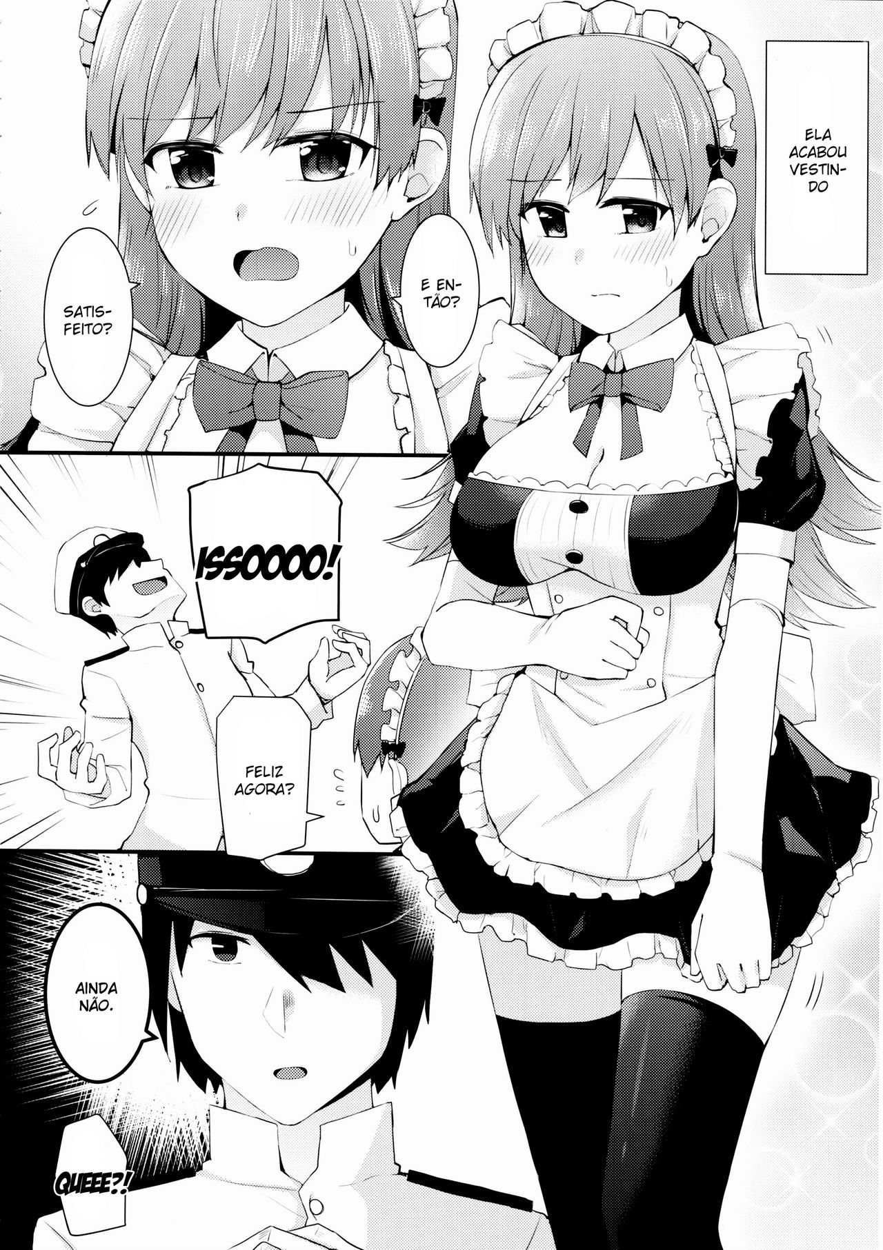 (FF27) [Rayzhai (Rayze)] Ooi! Maid Fuku o Kite miyou! | Ooi! tente usar essas roupas de empregada (Kantai Collection -KanColle-) [Portuguese-BR] [Nonono Fansub] image number 3