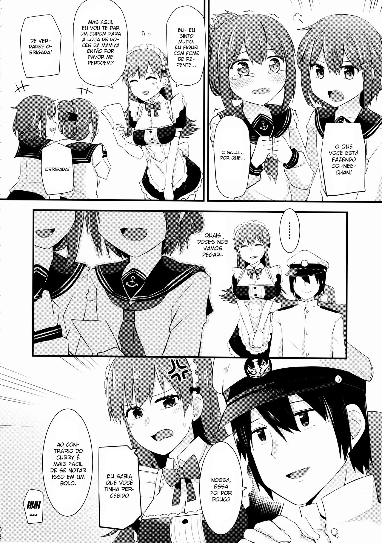 (FF27) [Rayzhai (Rayze)] Ooi! Maid Fuku o Kite miyou! | Ooi! tente usar essas roupas de empregada (Kantai Collection -KanColle-) [Portuguese-BR] [Nonono Fansub] image number 9