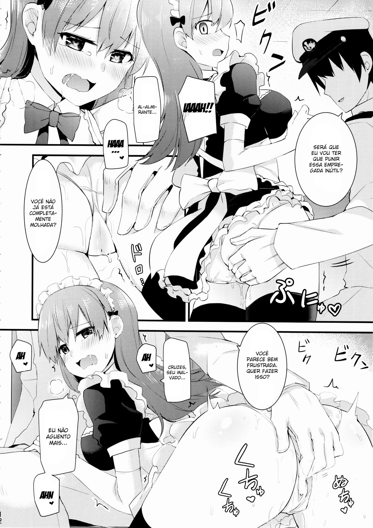 (FF27) [Rayzhai (Rayze)] Ooi! Maid Fuku o Kite miyou! | Ooi! tente usar essas roupas de empregada (Kantai Collection -KanColle-) [Portuguese-BR] [Nonono Fansub] image number 13