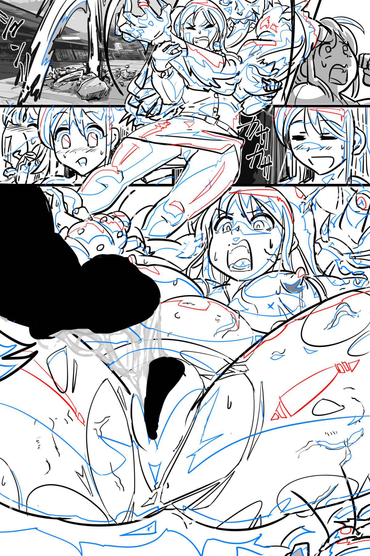 [イロアミソギ団(略名はイロ)] 苗床にされ孕むヒロイン達の戦いを描くストーリー 이미지 번호 181