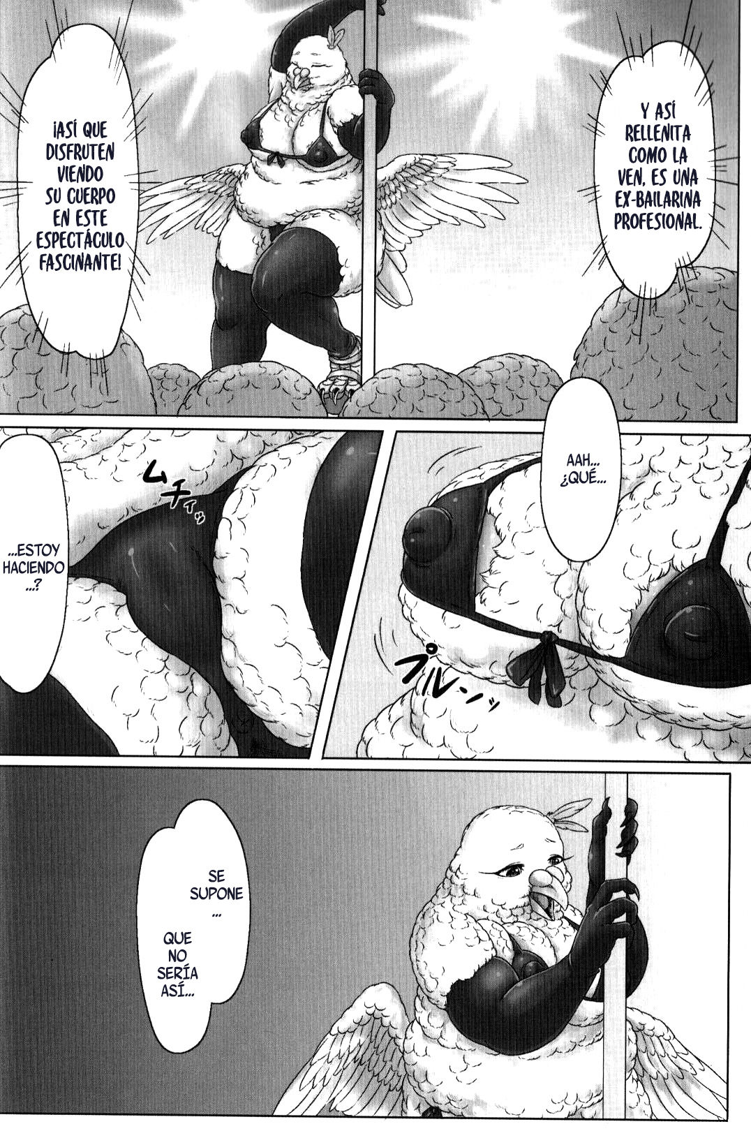 (Kemoket 4) [Imomushi Kyouiku Madoguchi (Bubonic)] Hato Oku-sama no Late Show [Spanish] 图片编号 4