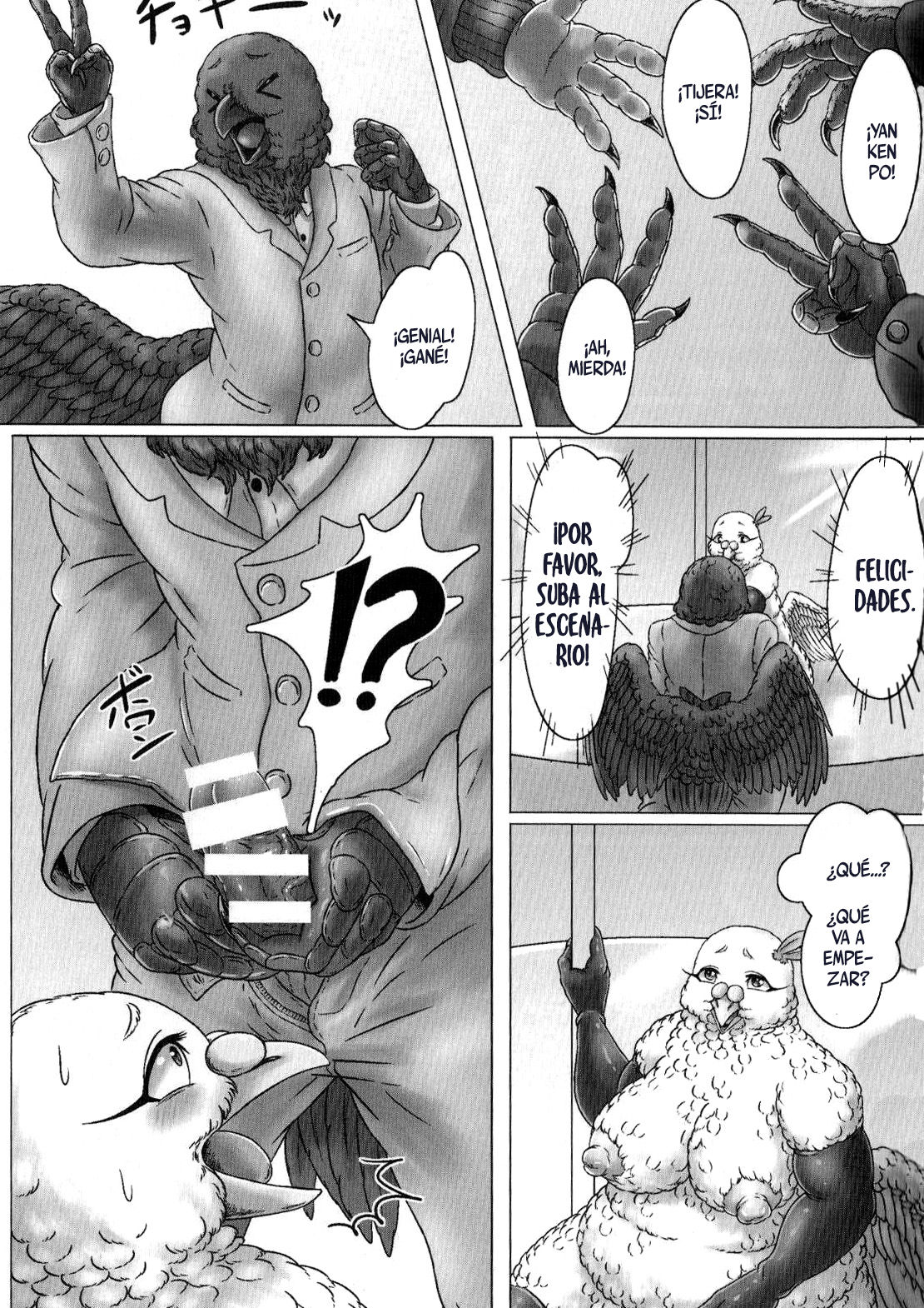 (Kemoket 4) [Imomushi Kyouiku Madoguchi (Bubonic)] Hato Oku-sama no Late Show [Spanish] 图片编号 19