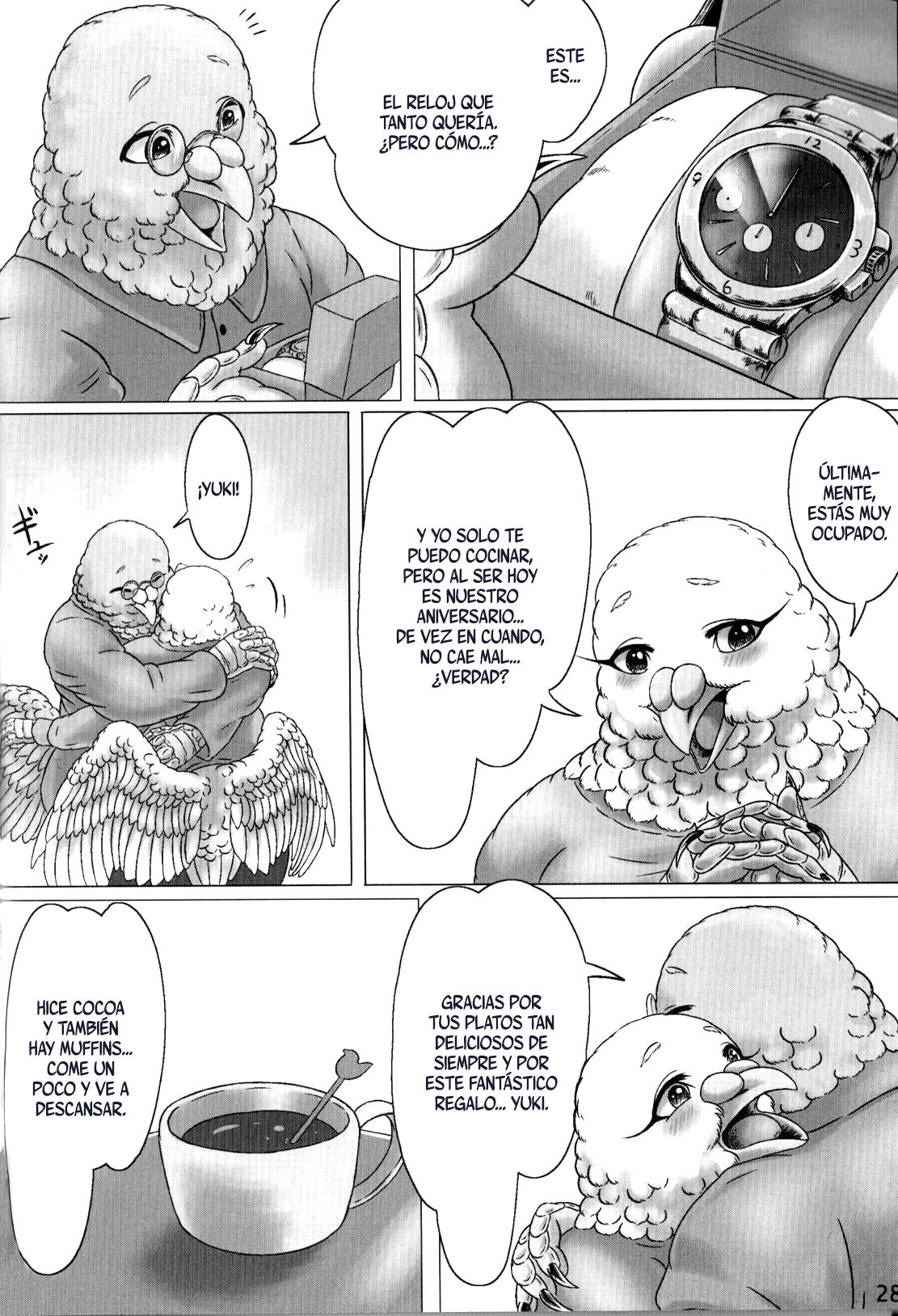 (Kemoket 4) [Imomushi Kyouiku Madoguchi (Bubonic)] Hato Oku-sama no Late Show [Spanish] 图片编号 28