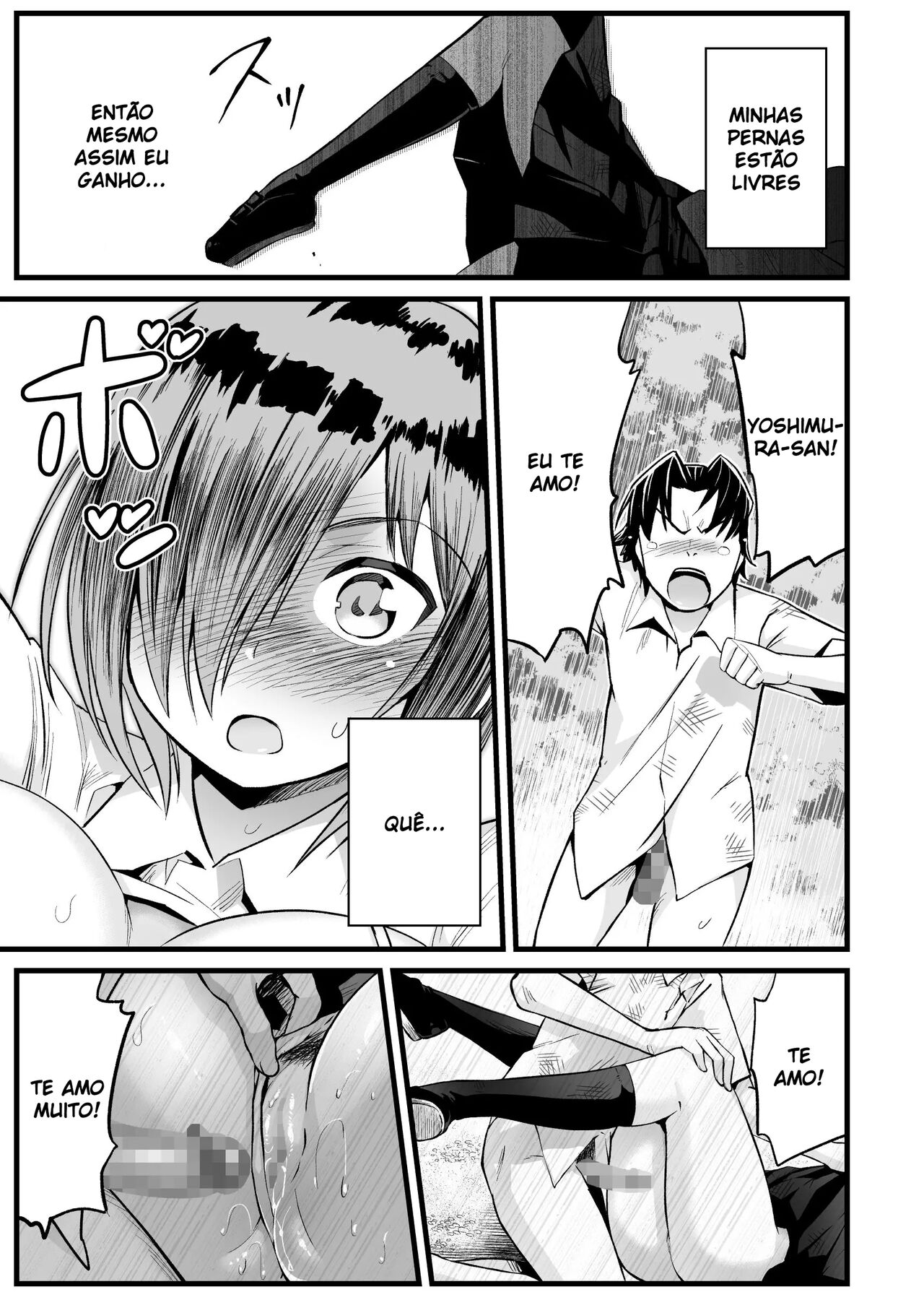 [OTOREKO (Toilet Komoru)] Mujintou JK! Choroi yo Yoshimura-san! 7 - Danshi VS Yoshimura-san Gachibatoru-hen [Portuguese-BR] 36eme image